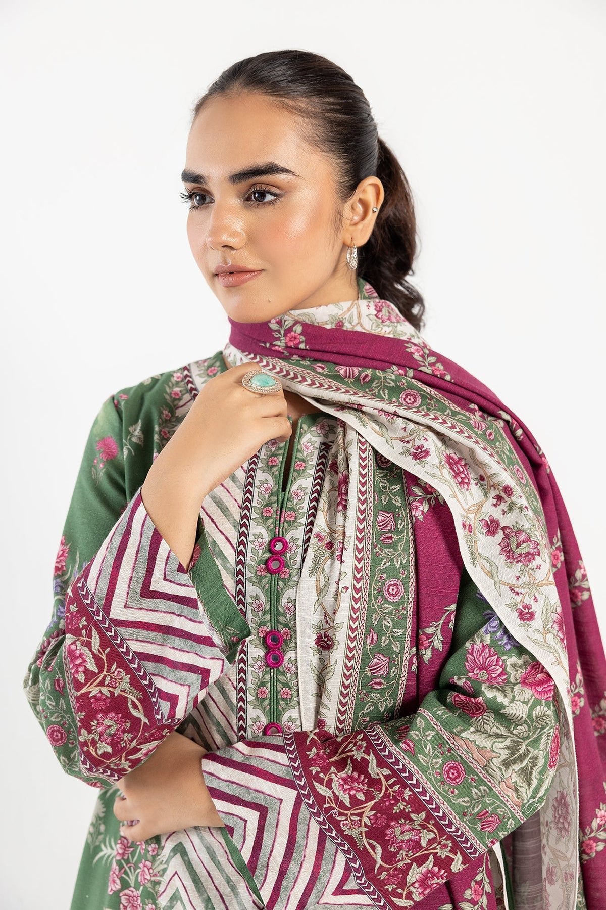 Ethnic | Winter Collection | E0465 by Ethnic - Designer Dress - Type: Ladies Clothes - Available at Libayah - 100% Original