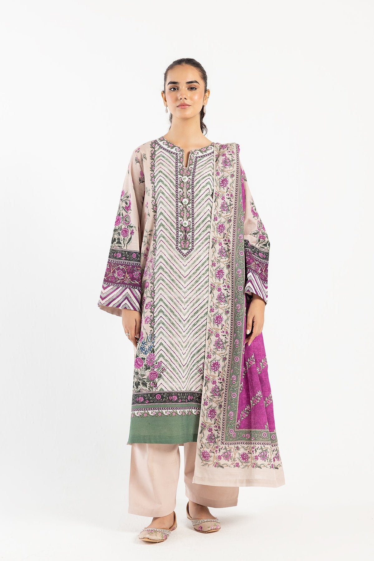Ethnic | Winter Collection | EW0465 by Ethnic - Designer Dress - Type: Ladies Clothes - Available at Libayah - 100% Original