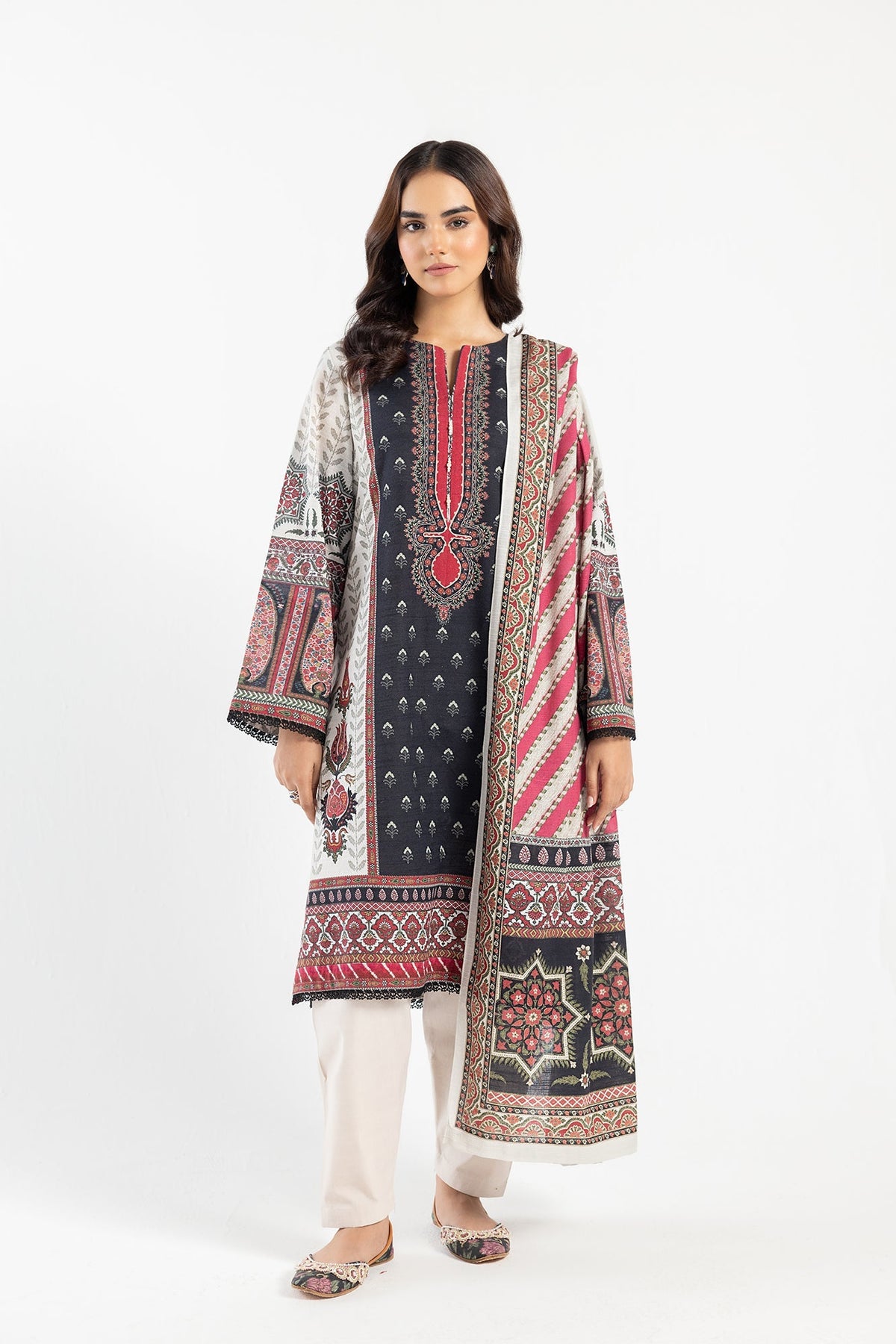 Ethnic | Winter Collection | EW0467 by Ethnic - Designer Dress - Type: Ladies Clothes - Available at Libayah - 100% Original
