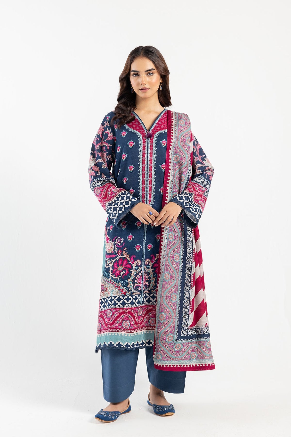 Ethnic | Winter Collection | E0469 by Ethnic - Designer Dress - Type: Ladies Clothes - Available at Libayah - 100% Original