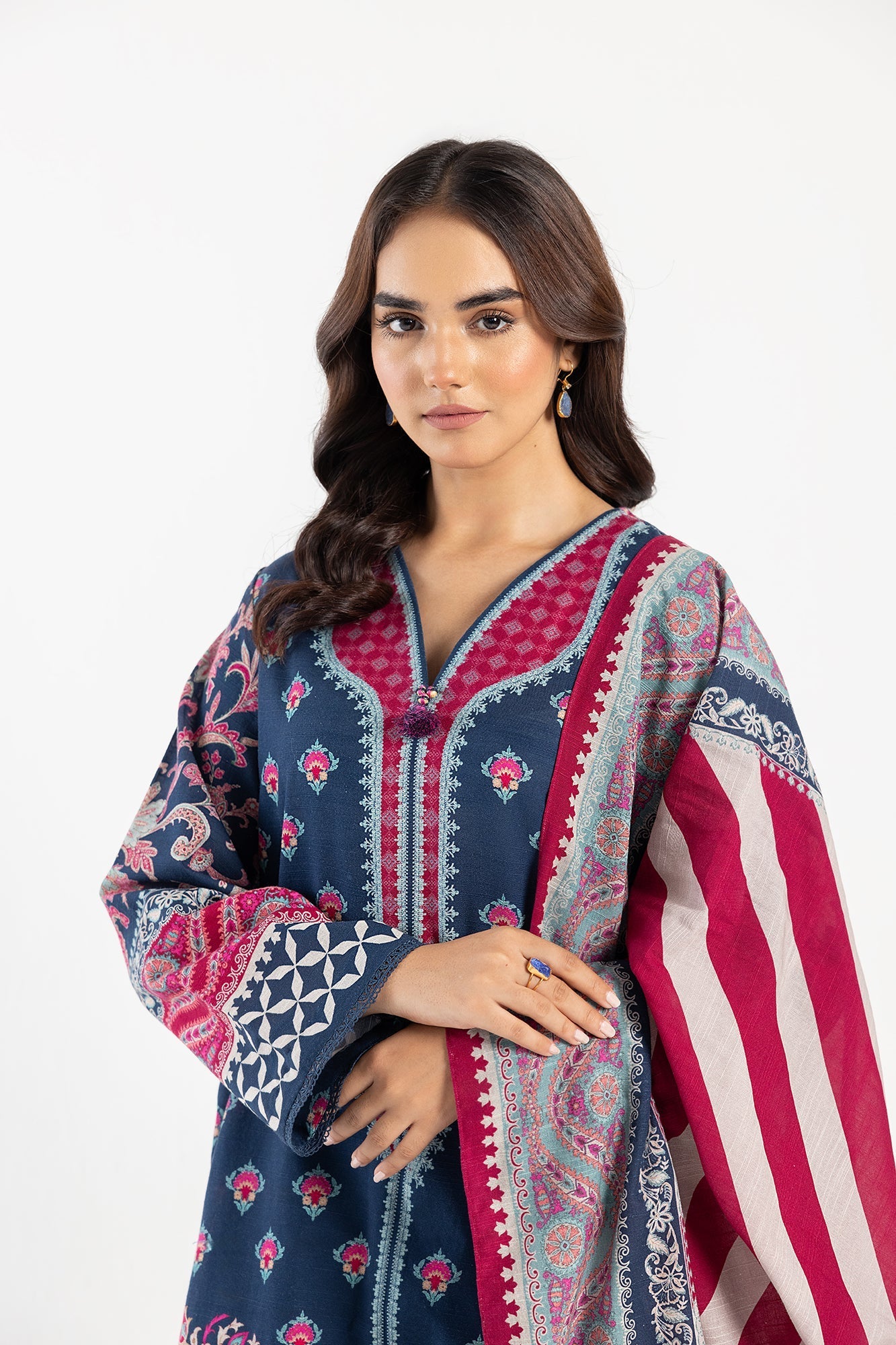 Ethnic | Winter Collection | E0469 by Ethnic - Designer Dress - Type: Ladies Clothes - Available at Libayah - 100% Original