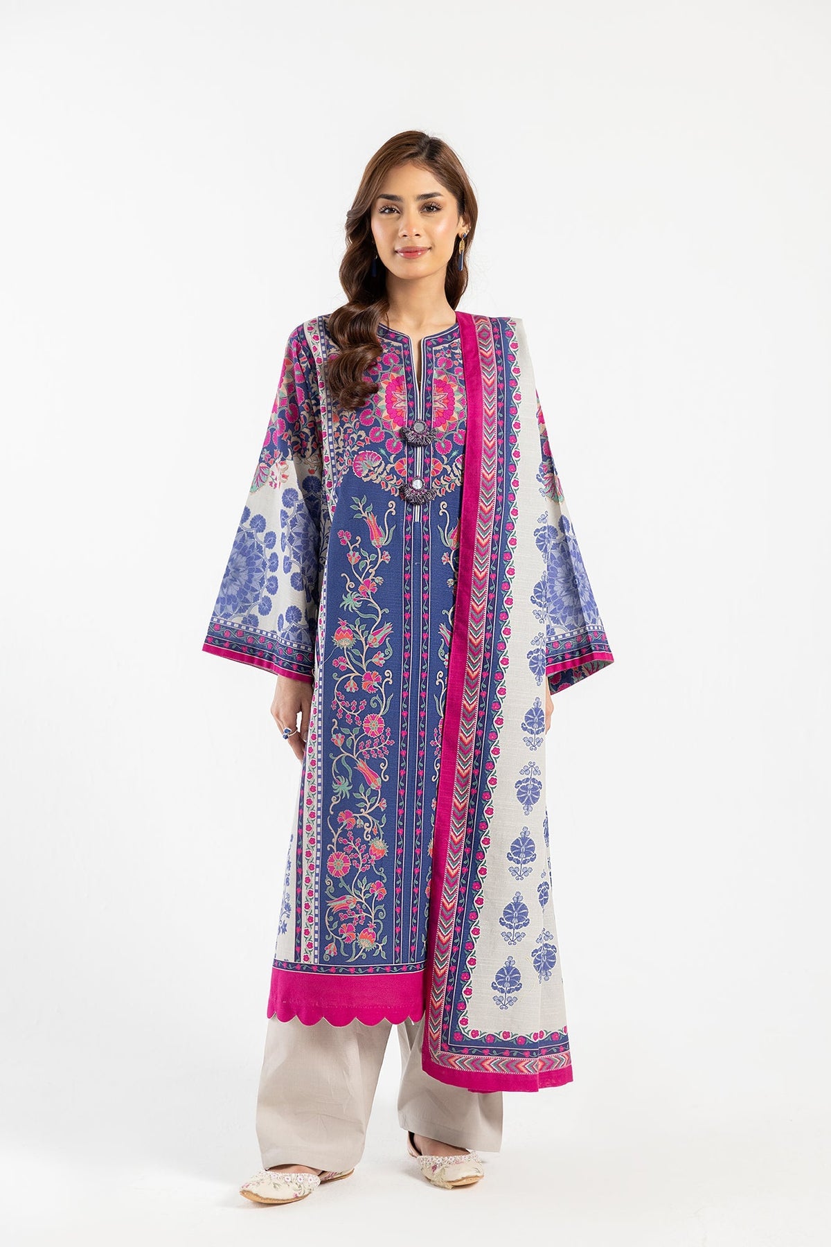Ethnic | Winter Collection | E0470 by Ethnic - Designer Dress - Type: Ladies Clothes - Available at Libayah - 100% Original