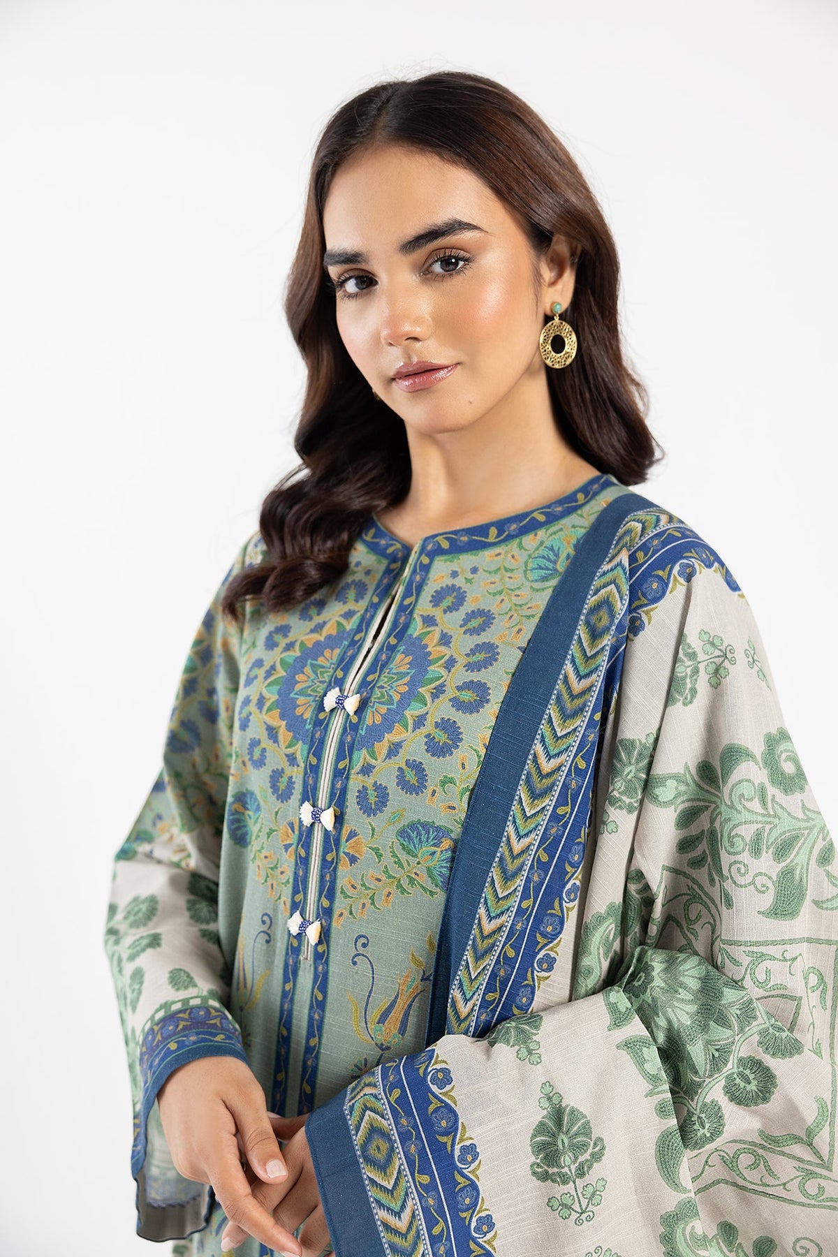 Ethnic | Winter Collection | EW0470 by Ethnic - Designer Dress - Type: Ladies Clothes - Available at Libayah - 100% Original