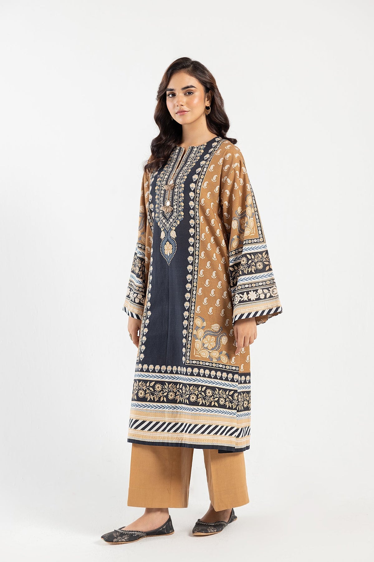 Ethnic | Winter Collection | E0471 by Ethnic - Designer Dress - Type: Ladies Clothes - Available at Libayah - 100% Original
