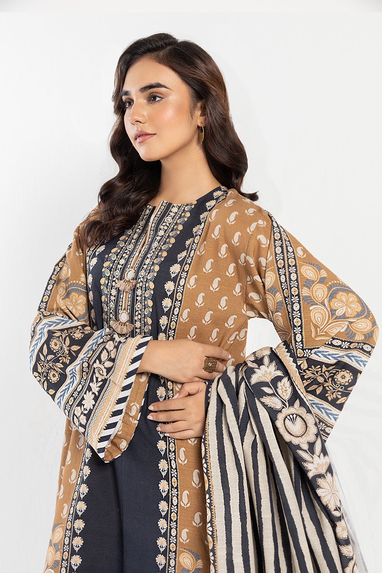 Ethnic | Winter Collection | E0471 by Ethnic - Designer Dress - Type: Ladies Clothes - Available at Libayah - 100% Original