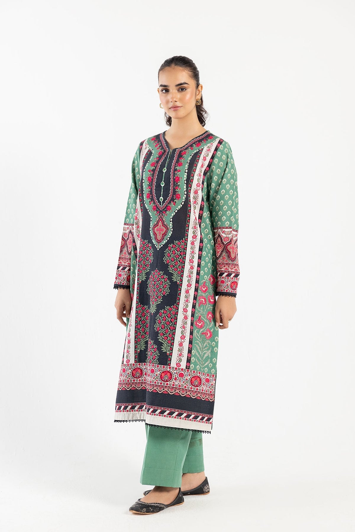 Ethnic | Winter Collection | E0472 by Ethnic - Designer Dress - Type: Ladies Clothes - Available at Libayah - 100% Original