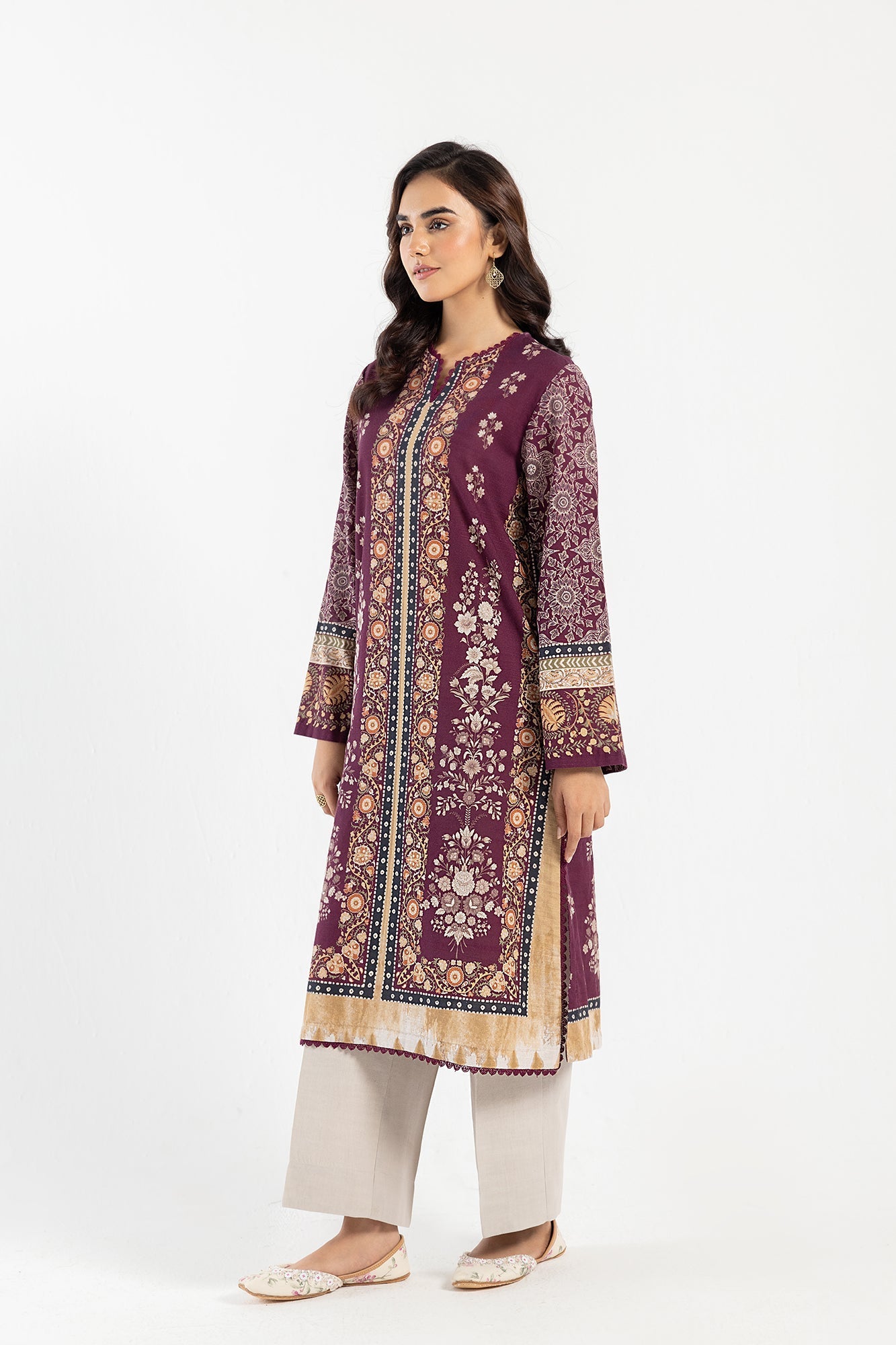 Ethnic | Winter Collection | E0474 by Ethnic - Designer Dress - Type: Ladies Clothes - Available at Libayah - 100% Original