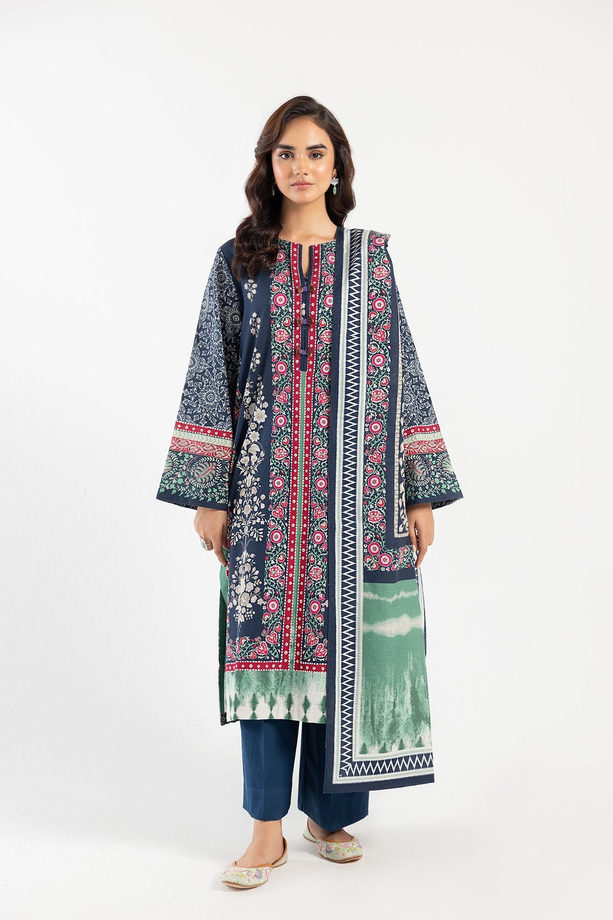 Ethnic | Winter Collection | EW0474 by Ethnic - Designer Dress - Type: Ladies Clothes - Available at Libayah - 100% Original