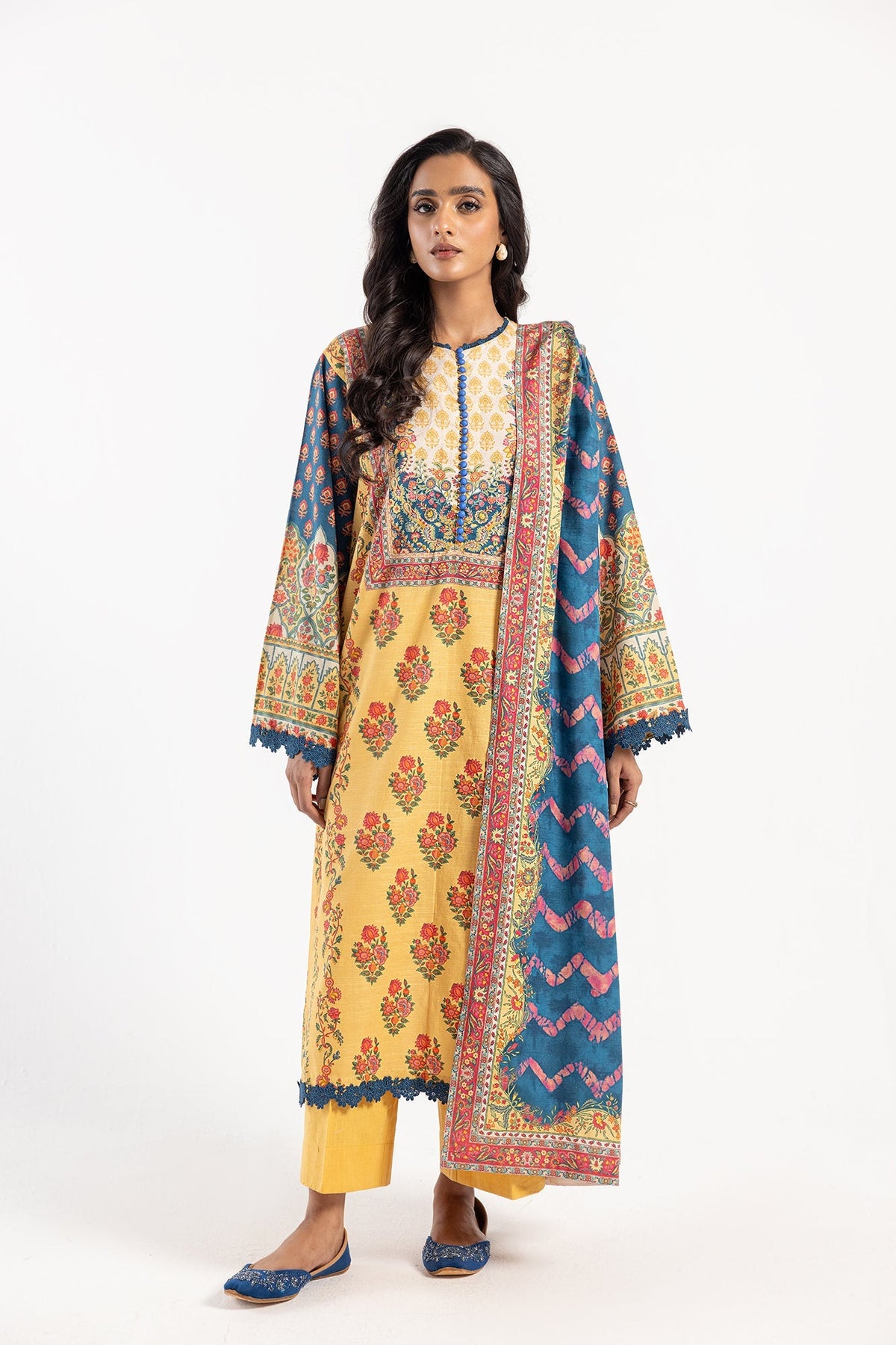 Ethnic | Winter Collection | E0475 by Ethnic - Designer Dress - Type: Ladies Clothes - Available at Libayah - 100% Original