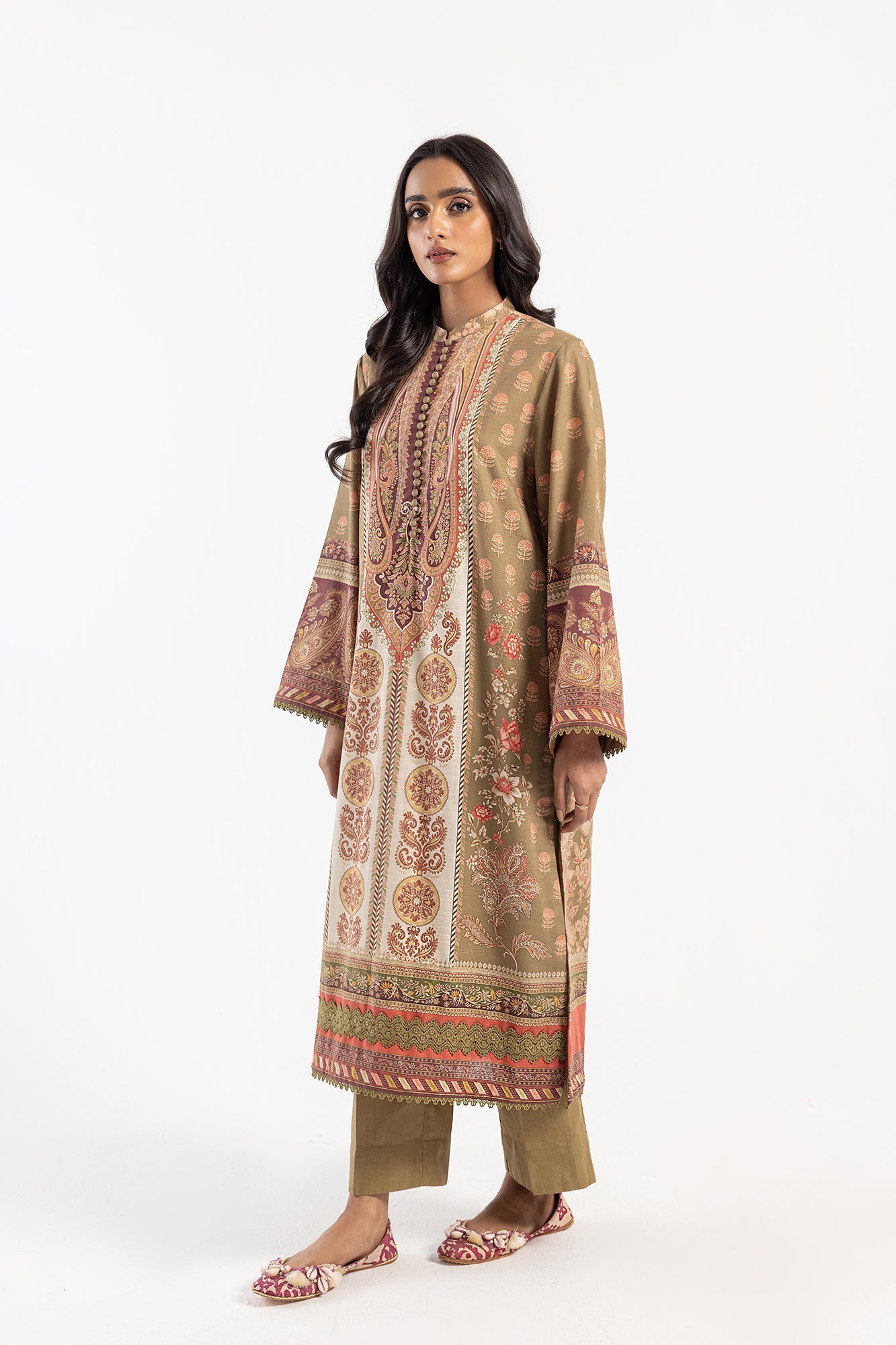 Ethnic | Winter Collection | E0476 by Ethnic - Designer Dress - Type: Ladies Clothes - Available at Libayah - 100% Original