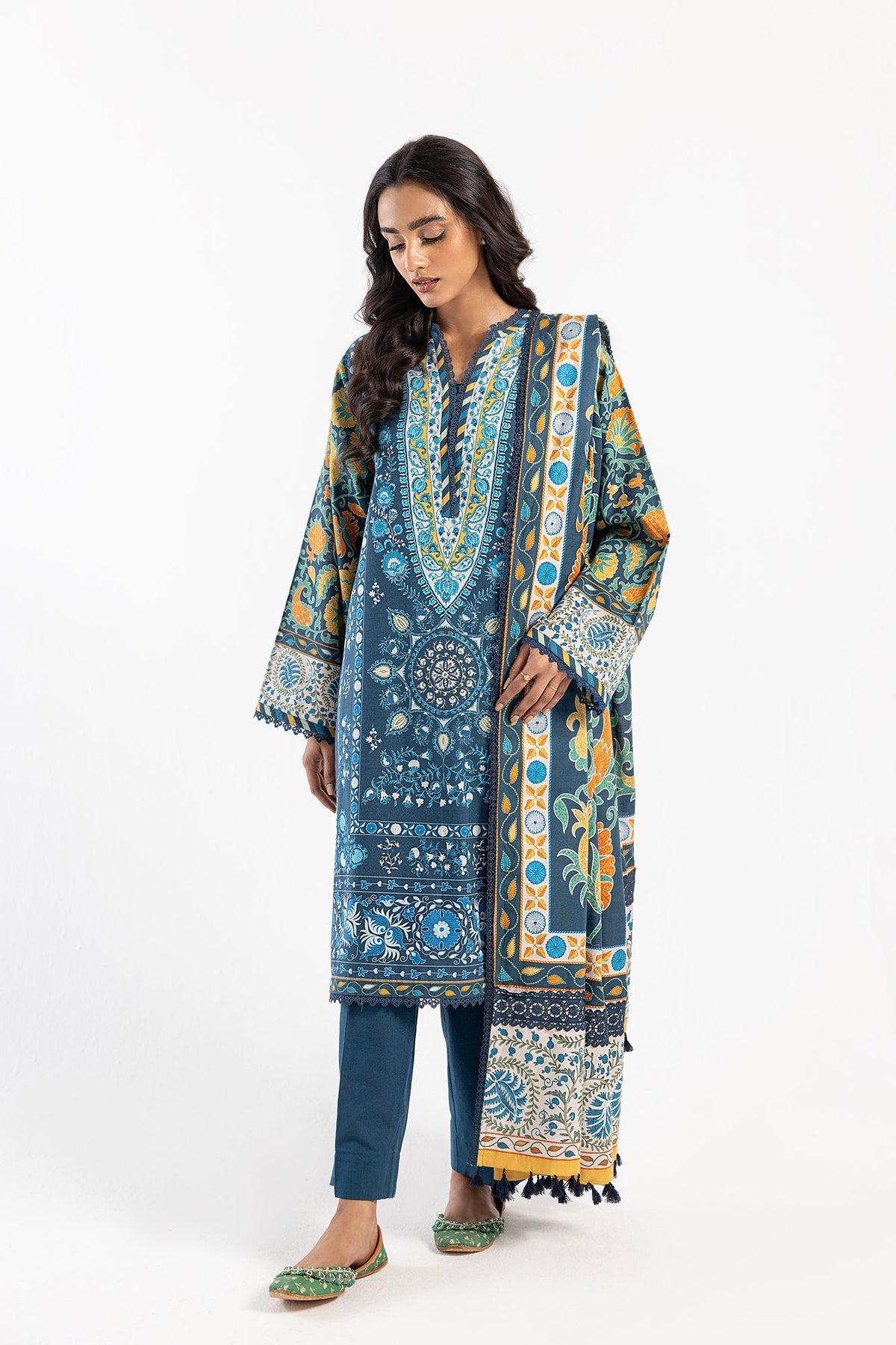 Ethnic | Winter Collection | EW0477 by Ethnic - Designer Dress - Type: Ladies Clothes - Available at Libayah - 100% Original