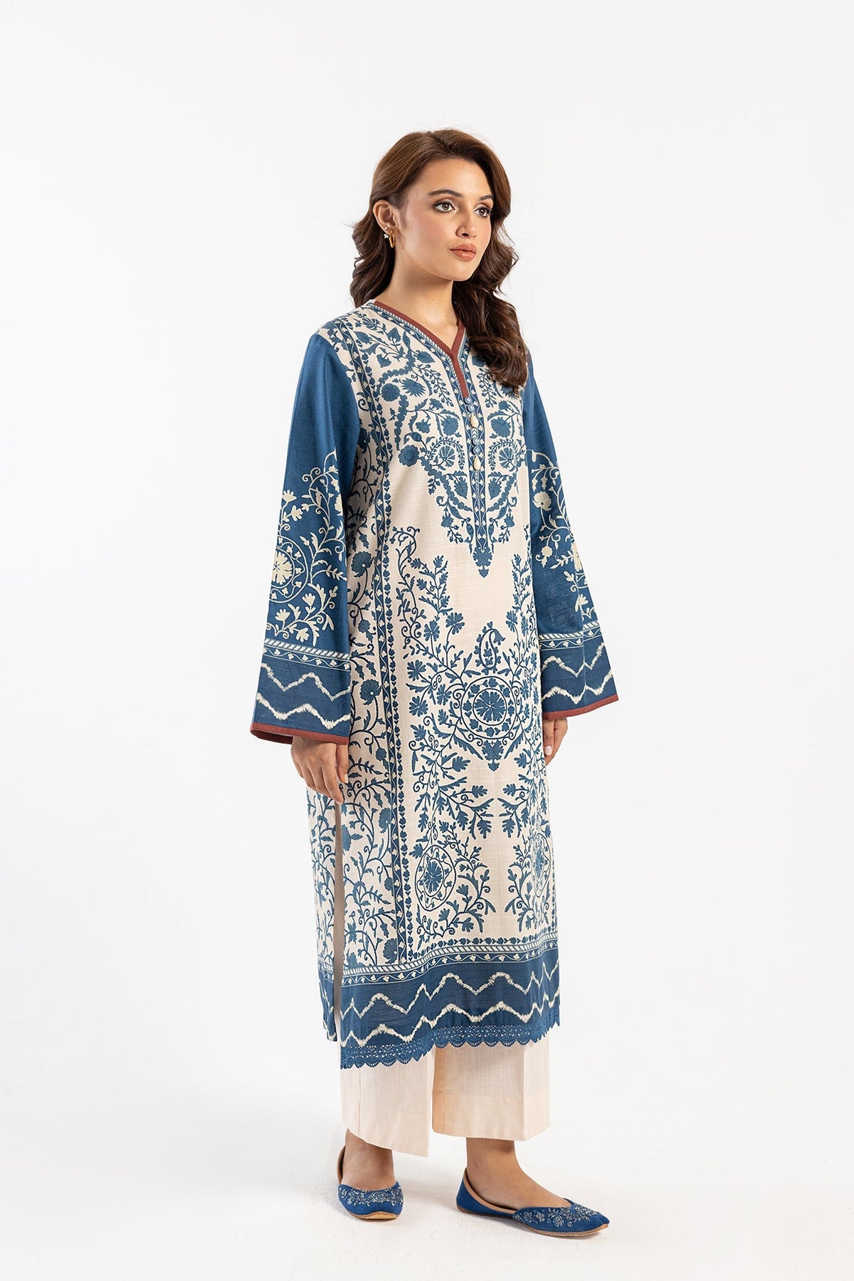 Ethnic | Winter Collection | E0478 by Ethnic - Designer Dress - Type: Ladies Clothes - Available at Libayah - 100% Original