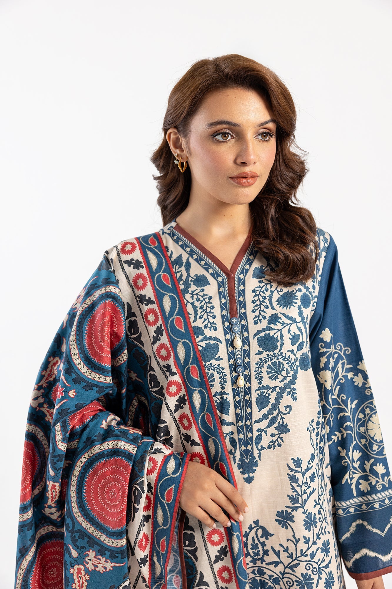 Ethnic | Winter Collection | E0478 by Ethnic - Designer Dress - Type: Ladies Clothes - Available at Libayah - 100% Original