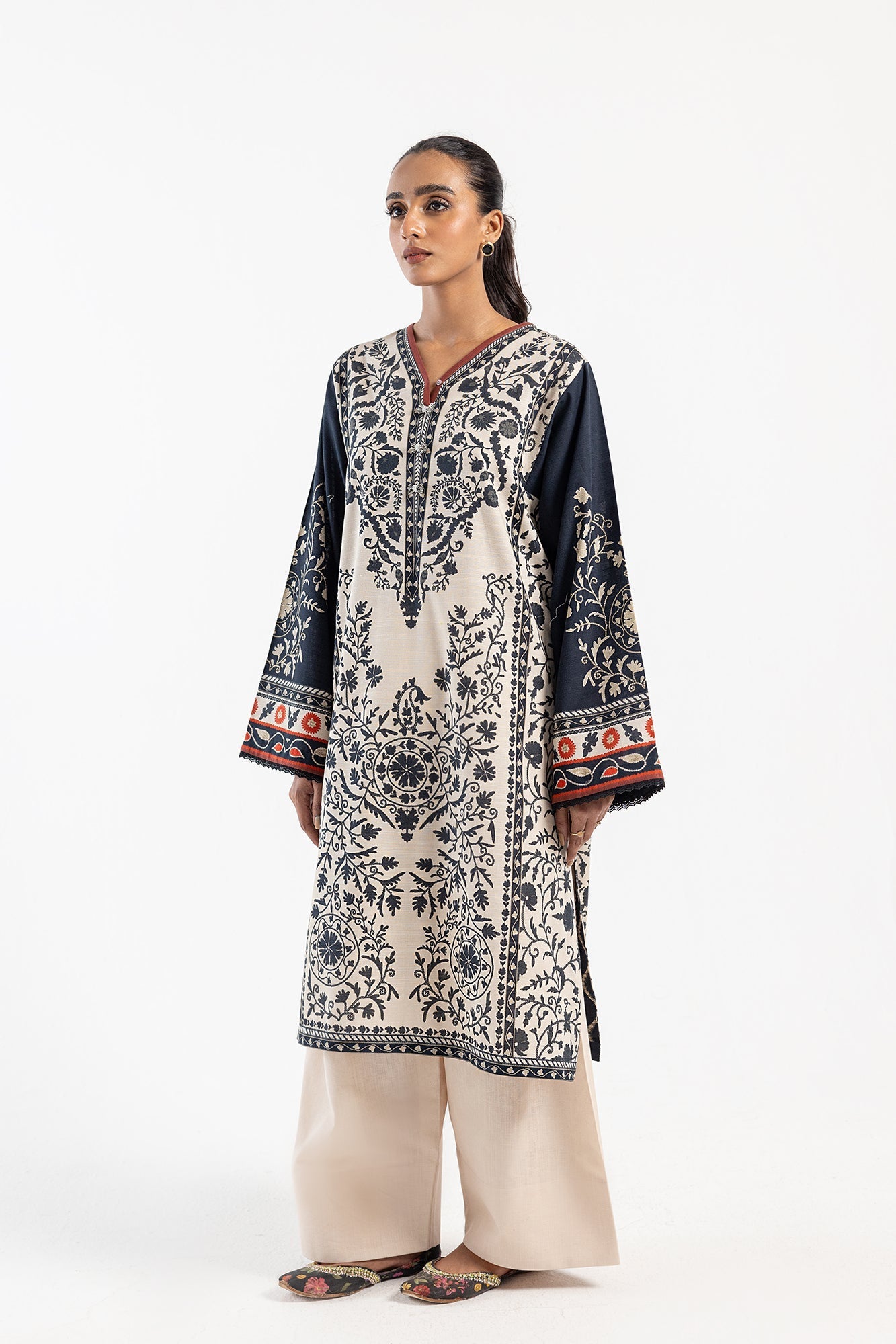 Ethnic | Winter Collection | EW0478 by Ethnic - Designer Dress - Type: Ladies Clothes - Available at Libayah - 100% Original