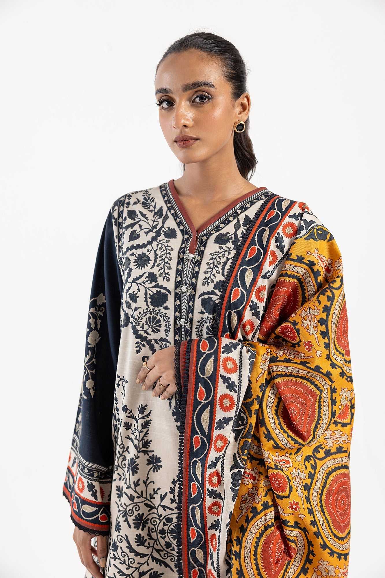 Ethnic | Winter Collection | EW0478 by Ethnic - Designer Dress - Type: Ladies Clothes - Available at Libayah - 100% Original