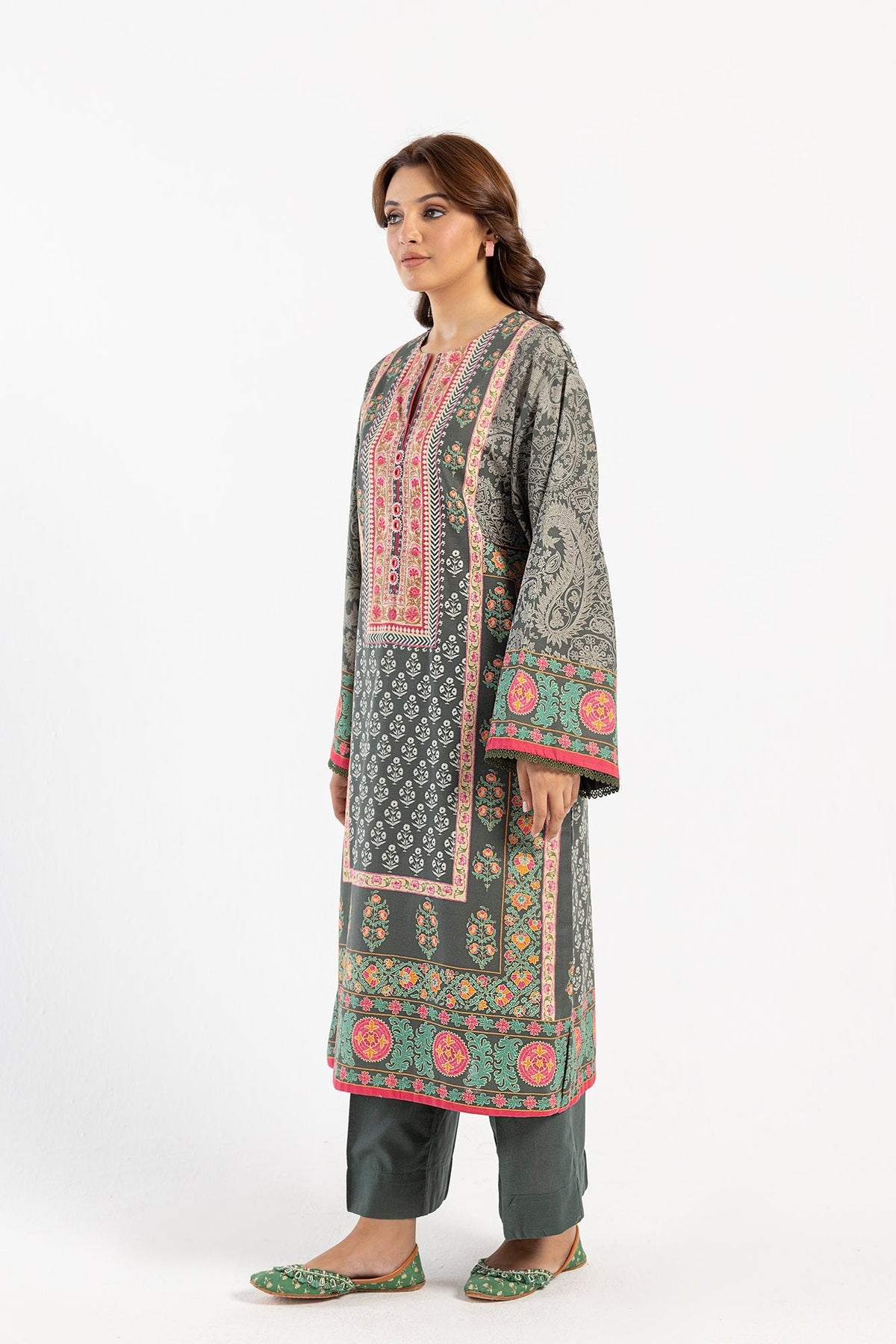Ethnic | Winter Collection | EW0482 by Ethnic - Designer Dress - Type: Ladies Clothes - Available at Libayah - 100% Original