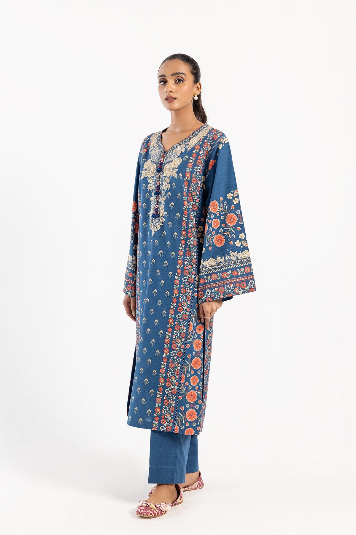 Ethnic | Winter Collection | E0483 by Ethnic - Designer Dress - Type: Ladies Clothes - Available at Libayah - 100% Original