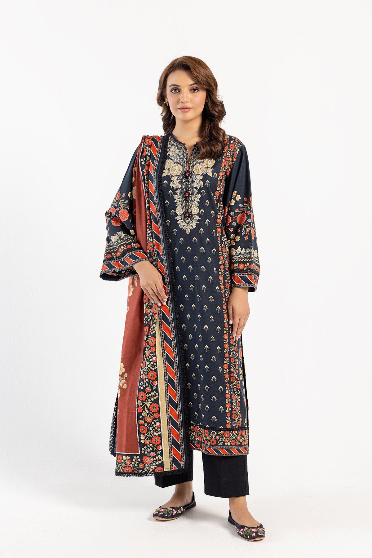 Ethnic | Winter Collection | EW0483 by Ethnic - Designer Dress - Type: Ladies Clothes - Available at Libayah - 100% Original
