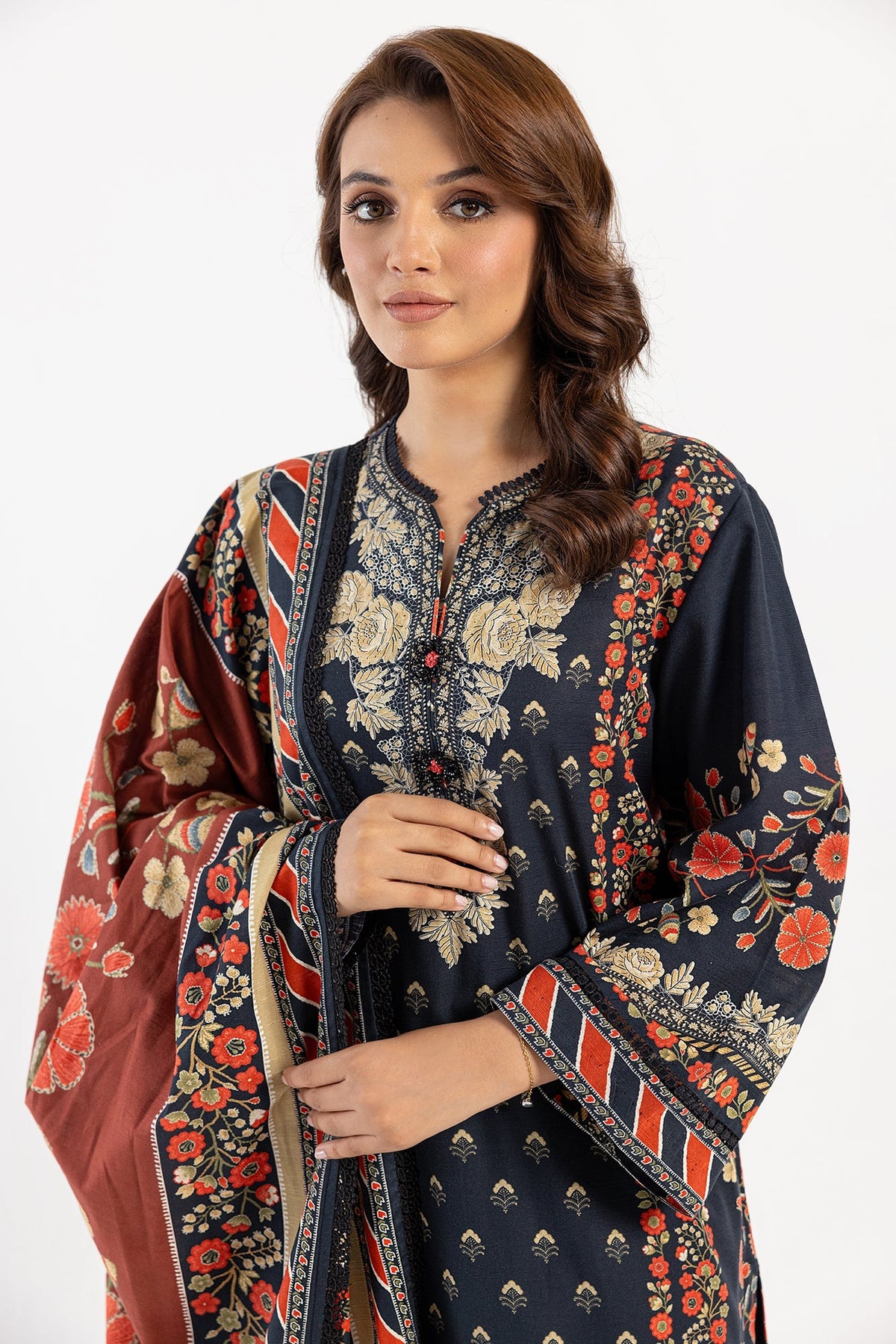 Ethnic | Winter Collection | EW0483 by Ethnic - Designer Dress - Type: Ladies Clothes - Available at Libayah - 100% Original