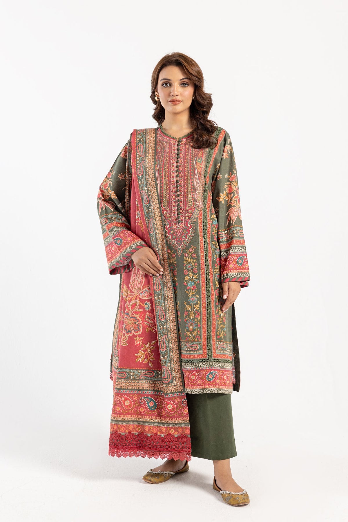 Ethnic | Winter Collection | E0485 by Ethnic - Designer Dress - Type: Ladies Clothes - Available at Libayah - 100% Original