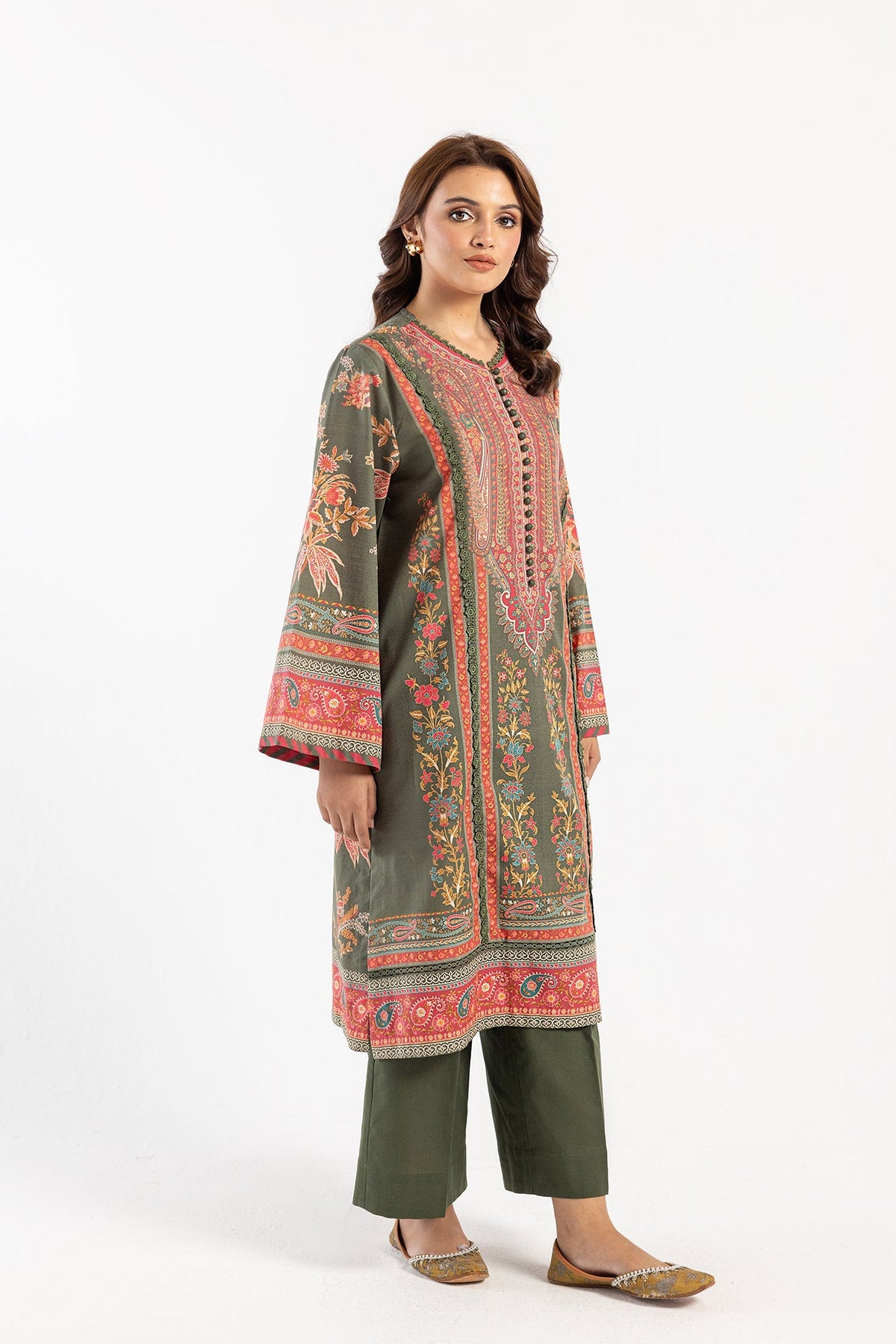 Ethnic | Winter Collection | E0485 by Ethnic - Designer Dress - Type: Ladies Clothes - Available at Libayah - 100% Original