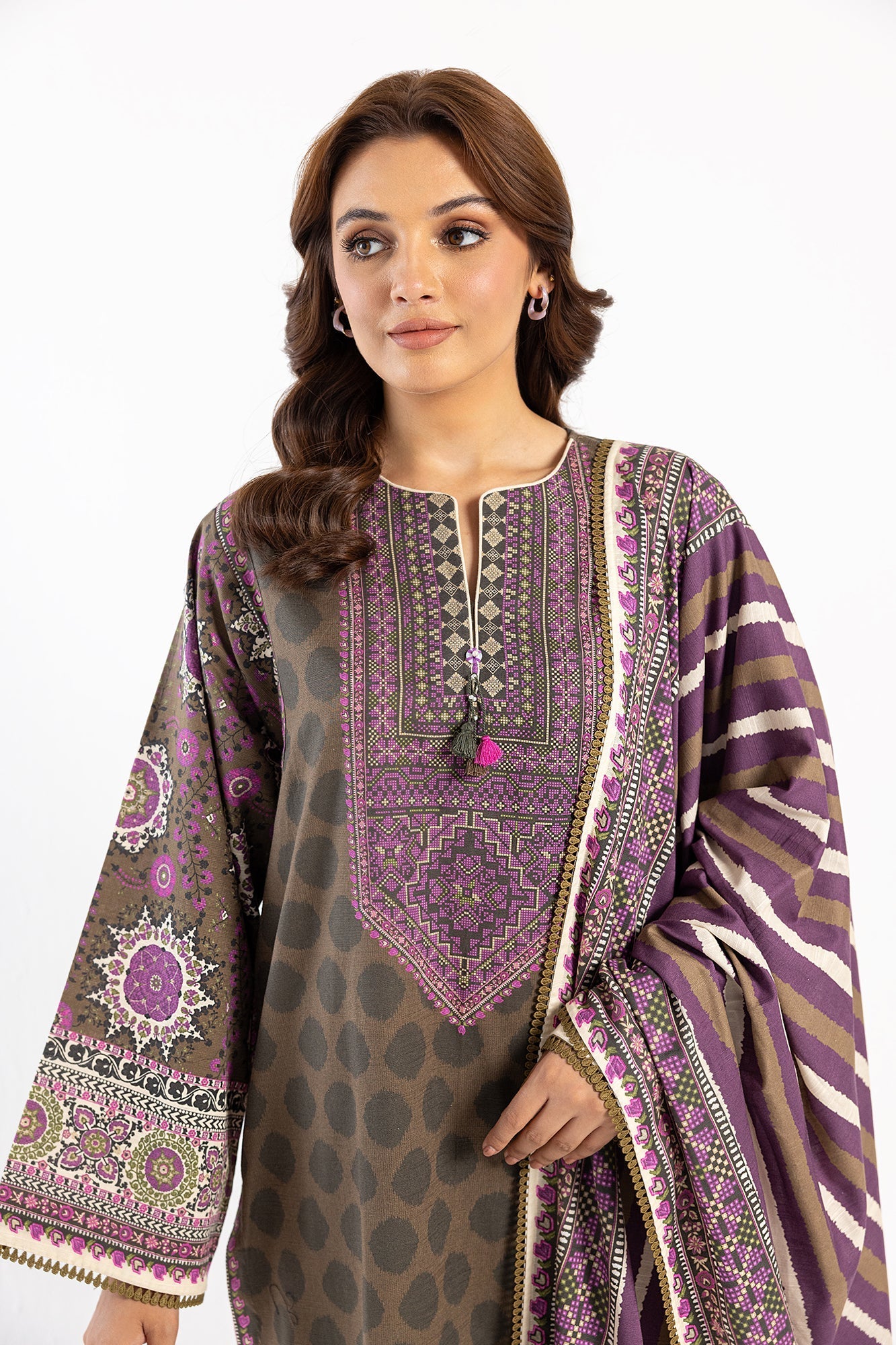 Ethnic | Winter Collection | E0486 by Ethnic - Designer Dress - Type: Ladies Clothes - Available at Libayah - 100% Original