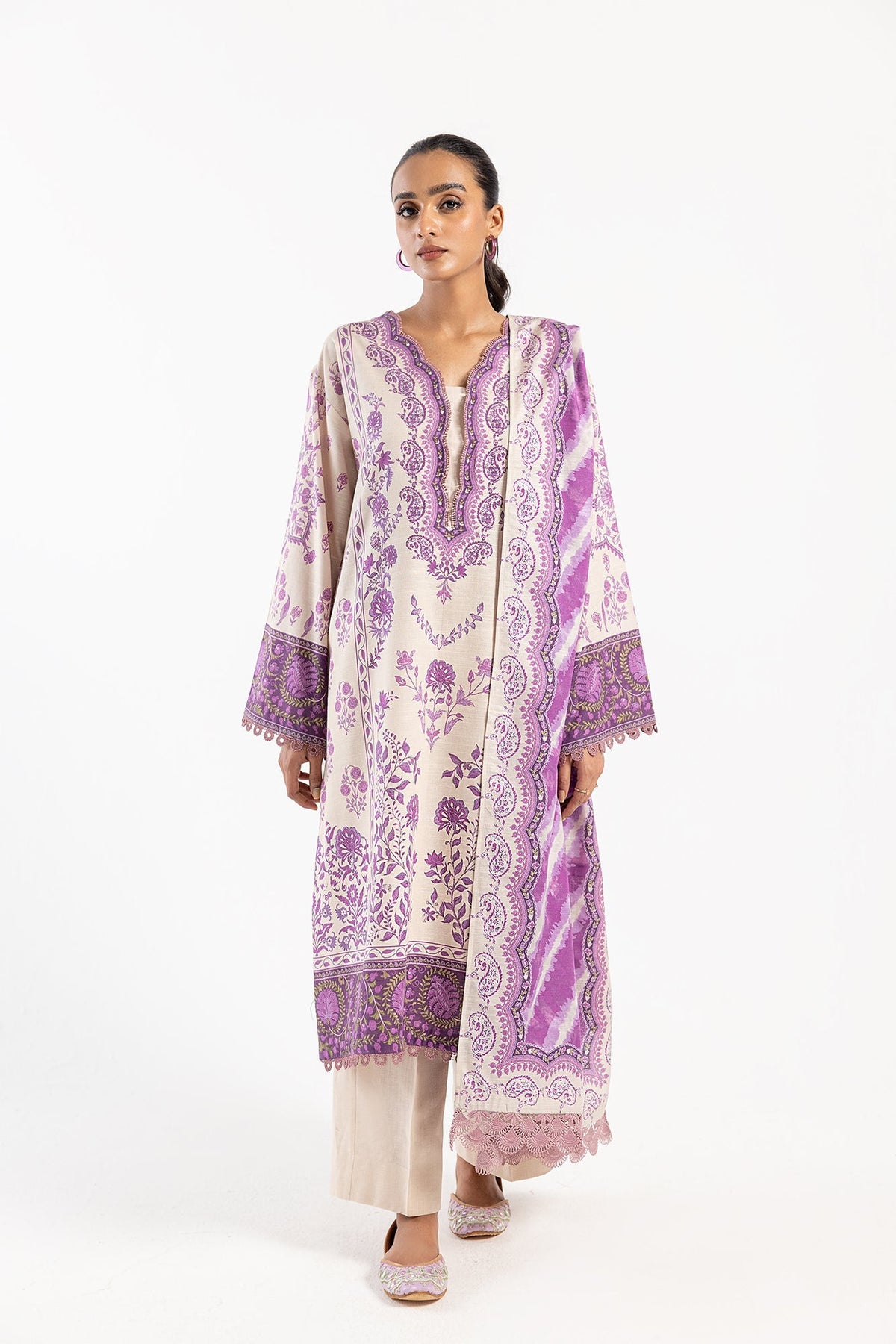 Ethnic | Winter Collection | E0489 by Ethnic - Designer Dress - Type: Ladies Clothes - Available at Libayah - 100% Original