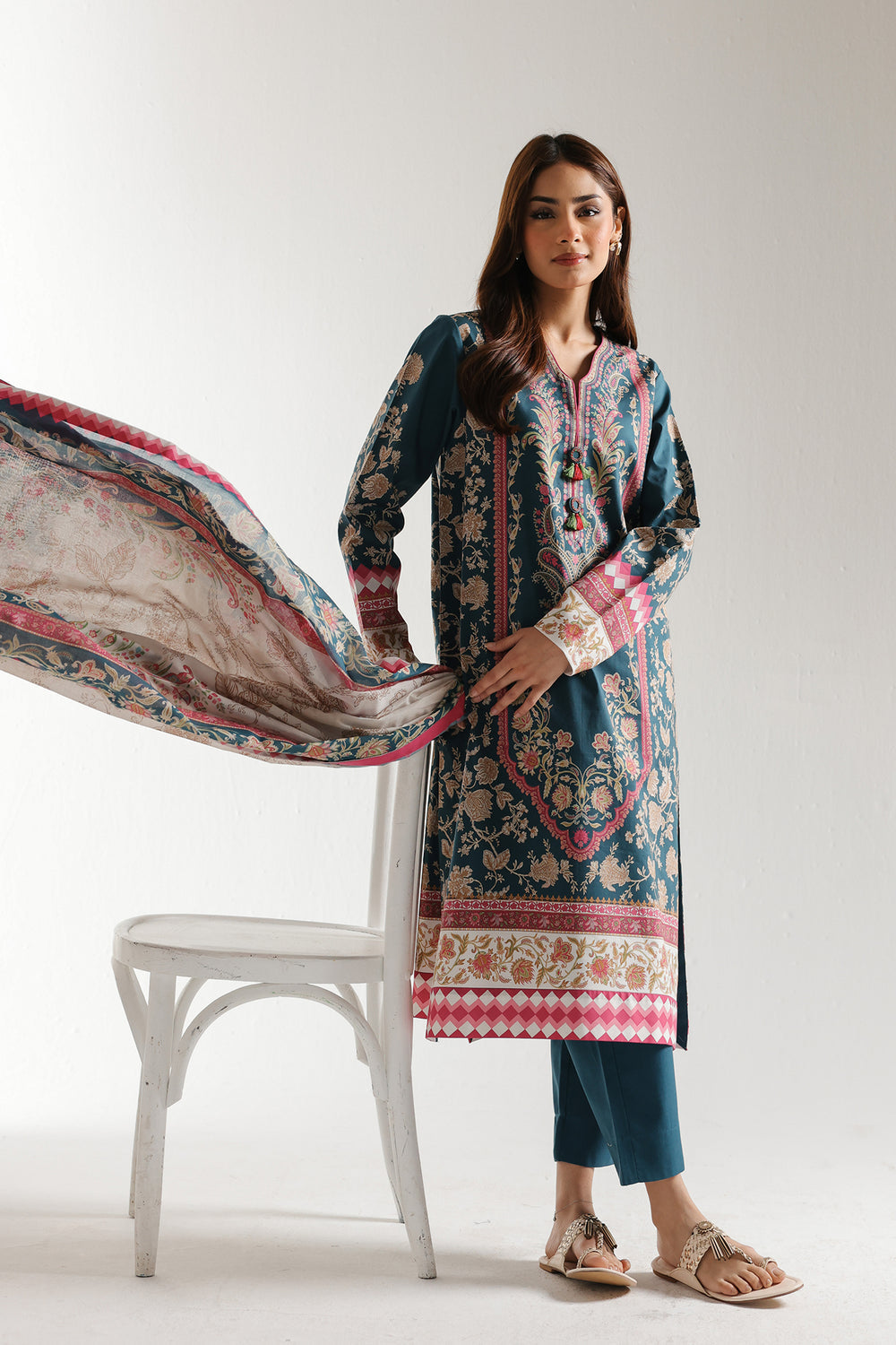 Ethnic | Spring Summer 25 | ES-15 by Ethnic - Designer Dress - Type: Ladies Clothes - Available at Libayah - 100% Original