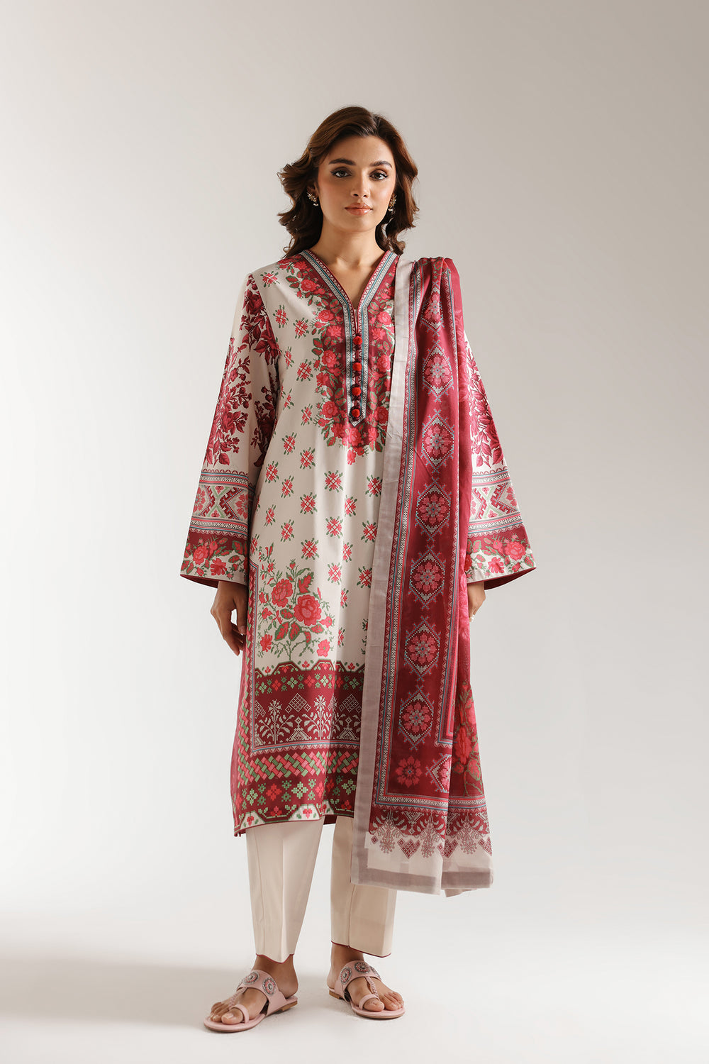 Ethnic | Spring Summer 25 | ES-07 by Ethnic - Designer Dress - Type: Ladies Clothes - Available at Libayah - 100% Original
