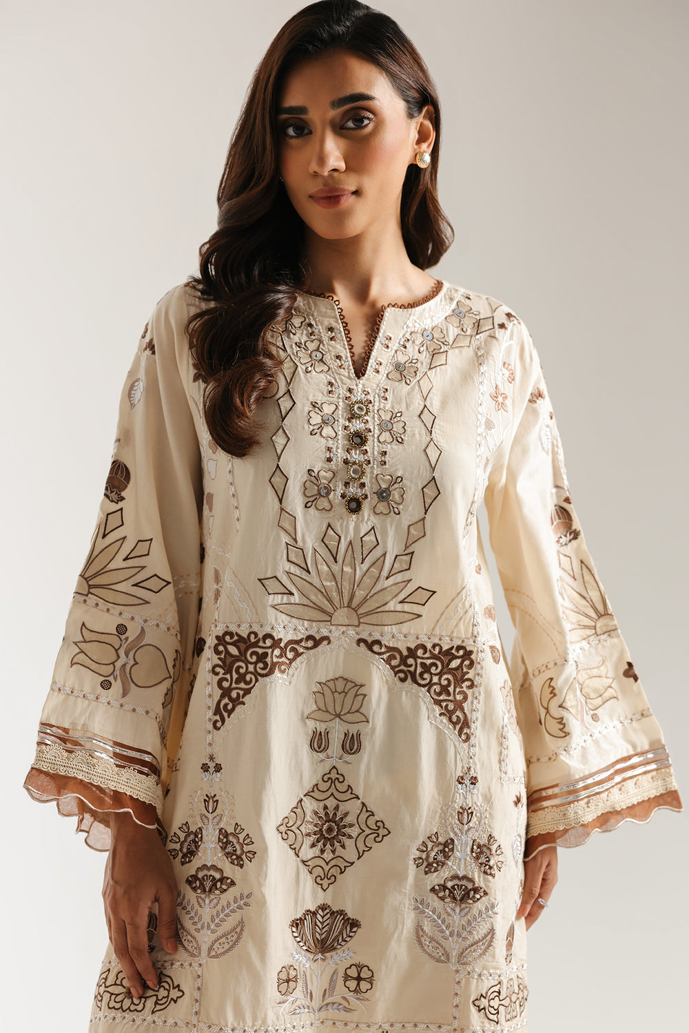 Ethnic | Rozana Collection 25 | Embroidered Dress 22A by Ethnic - Designer Dress  - Type : Ladies Clothes - Available at Libayah - 100% Original 