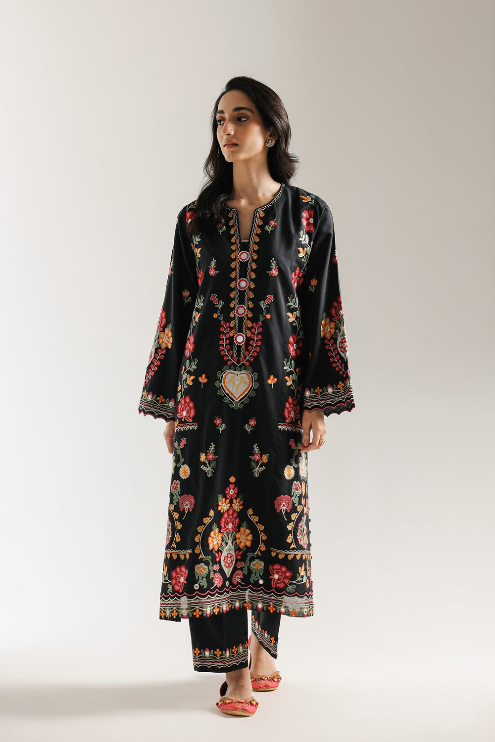 Ethnic | Rozana Collection 25 | Embroidered Dress 16A by Ethnic - Designer Dress  - Type : Ladies Clothes - Available at Libayah - 100% Original 