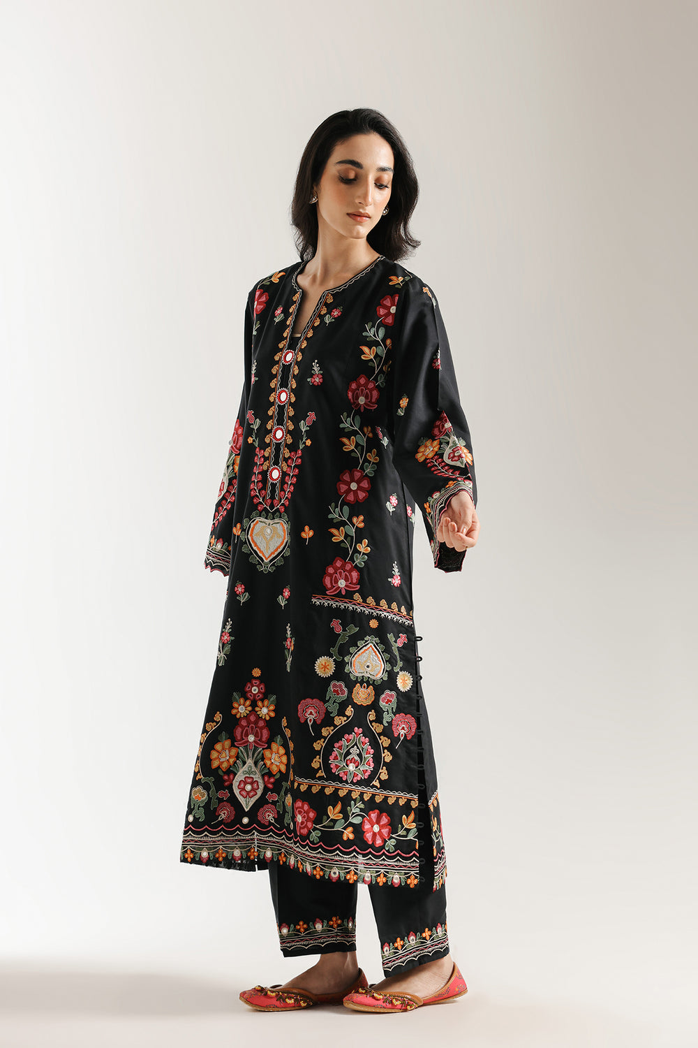 Ethnic | Rozana Collection 25 | Embroidered Dress 16A by Ethnic - Designer Dress  - Type : Ladies Clothes - Available at Libayah - 100% Original 