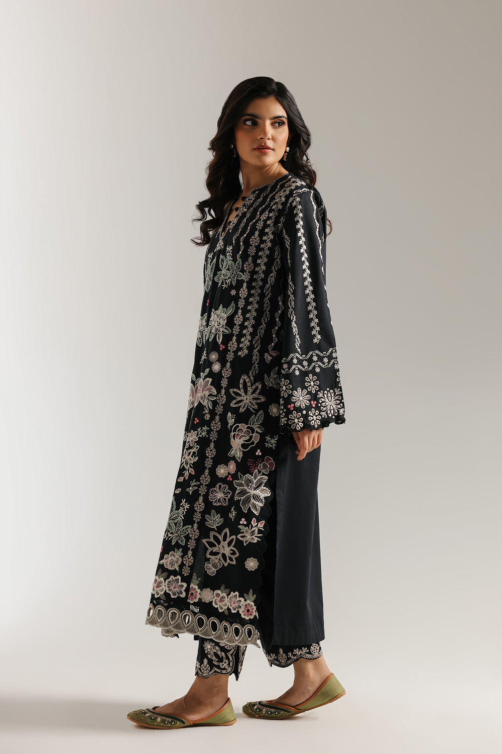 Ethnic | Rozana Collection 25 | Embroidered Dress 20A by Ethnic - Designer Dress  - Type : Ladies Clothes - Available at Libayah - 100% Original 