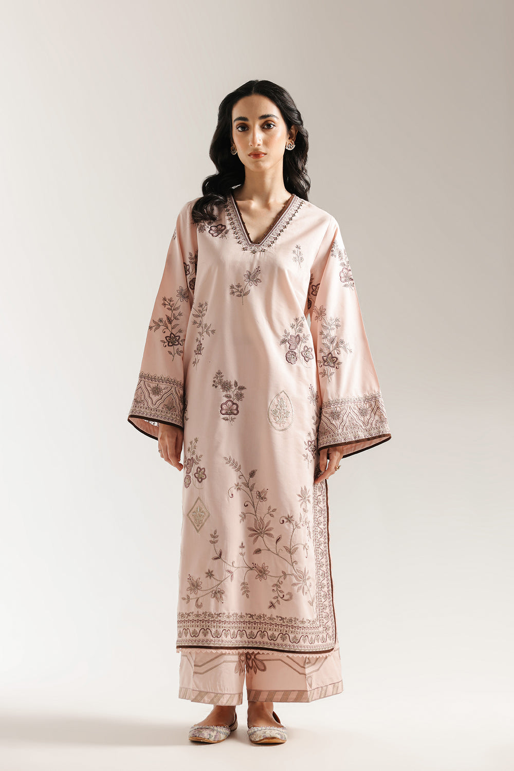 Ethnic | Rozana Collection 25 | Embroidered Dress 15A by Ethnic - Designer Dress  - Type : Ladies Clothes - Available at Libayah - 100% Original 