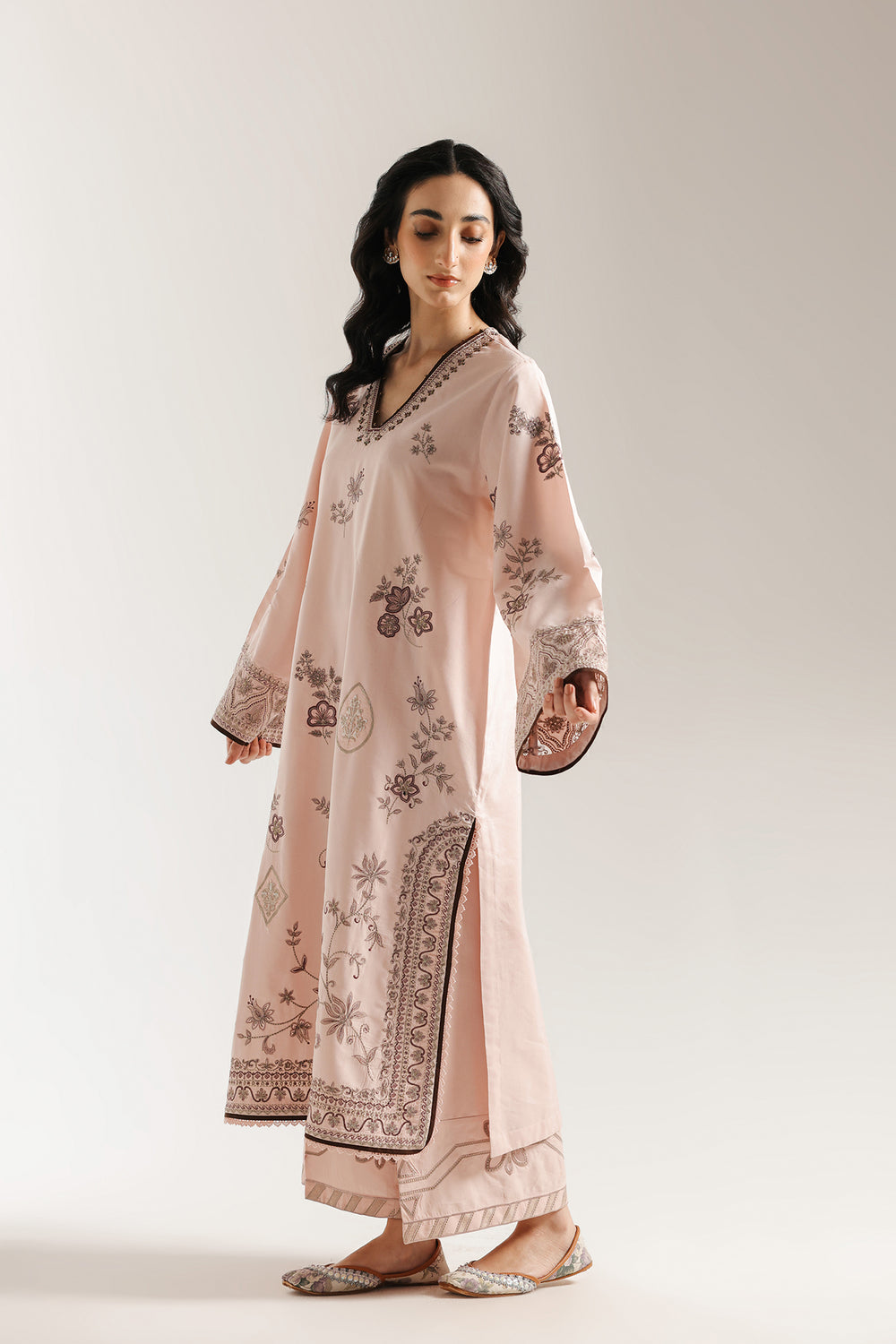 Ethnic | Rozana Collection 25 | Embroidered Dress 15A by Ethnic - Designer Dress  - Type : Ladies Clothes - Available at Libayah - 100% Original 