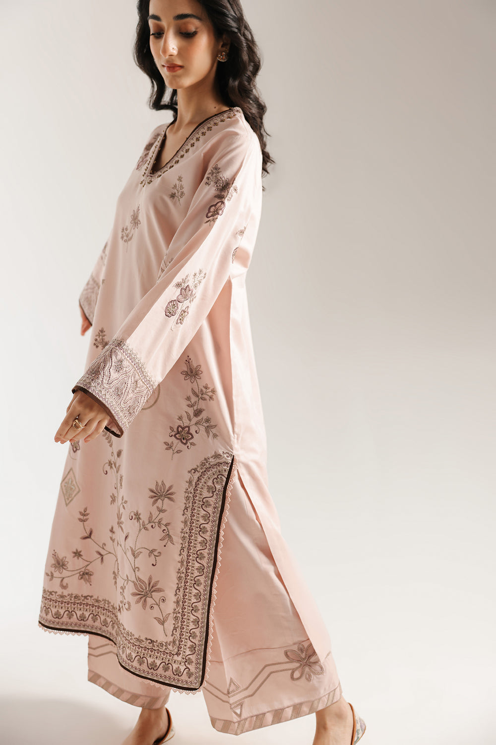 Ethnic | Rozana Collection 25 | Embroidered Dress 15A by Ethnic - Designer Dress  - Type : Ladies Clothes - Available at Libayah - 100% Original 