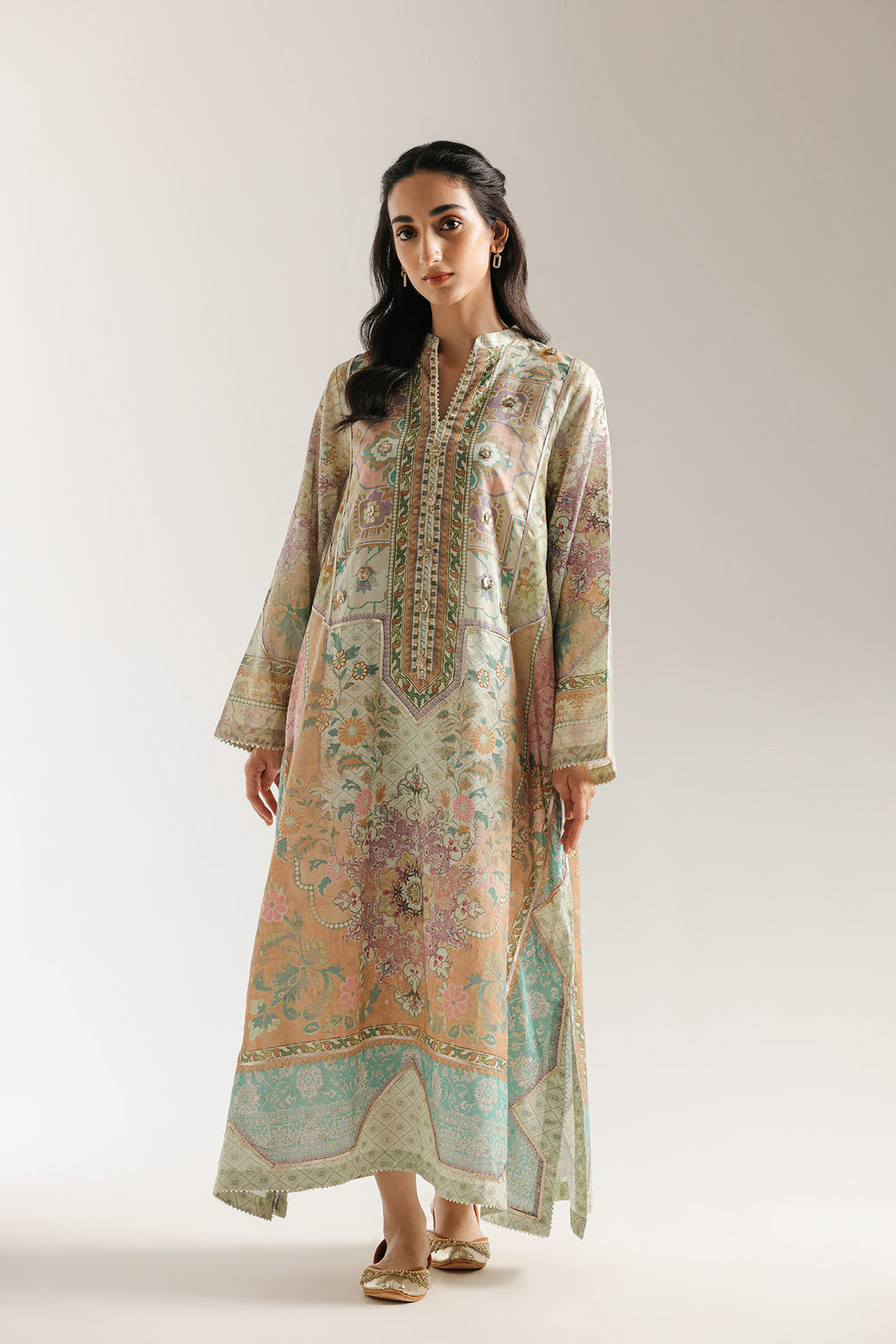 Ethnic | Rozana Collection 25 | Embroidered Dress 14A by Ethnic - Designer Dress  - Type : Ladies Clothes - Available at Libayah - 100% Original 