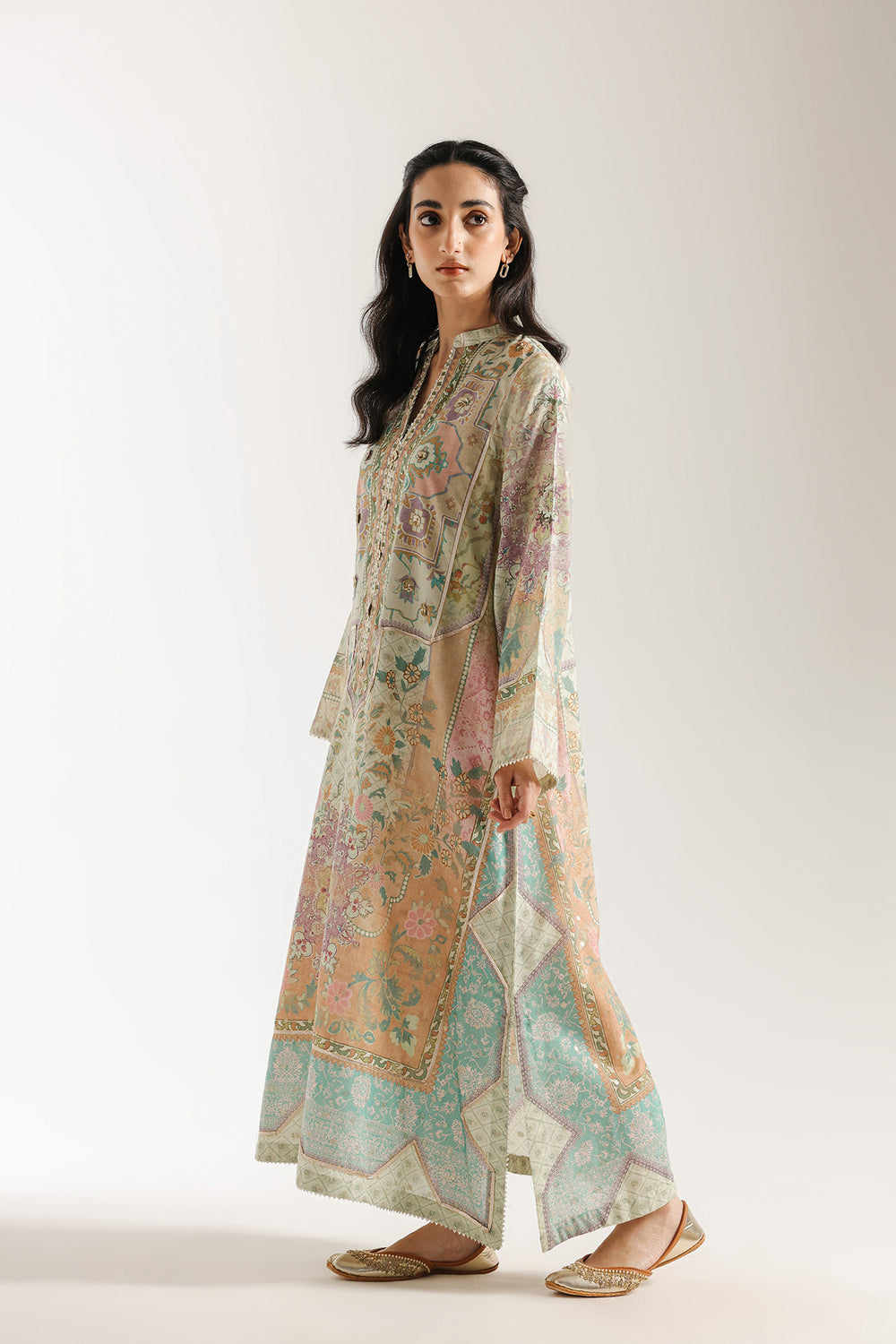 Ethnic | Rozana Collection 25 | Embroidered Dress 14A by Ethnic - Designer Dress  - Type : Ladies Clothes - Available at Libayah - 100% Original 