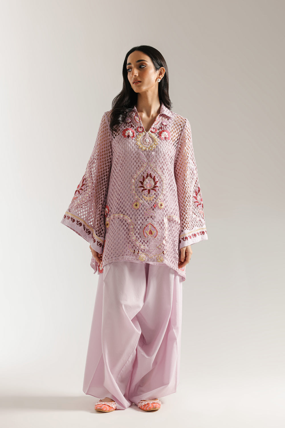 Ethnic | Rozana Collection 25 | Embroidered Dress 13A by Ethnic - Designer Dress  - Type : Ladies Clothes - Available at Libayah - 100% Original 