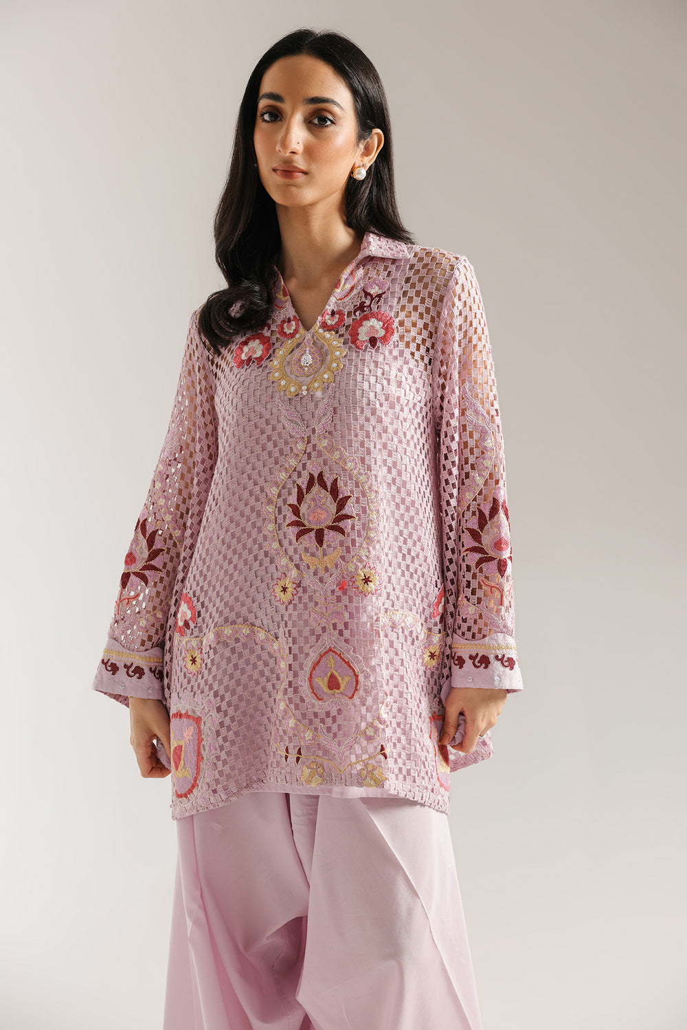 Ethnic | Rozana Collection 25 | Embroidered Dress 13A by Ethnic - Designer Dress  - Type : Ladies Clothes - Available at Libayah - 100% Original 