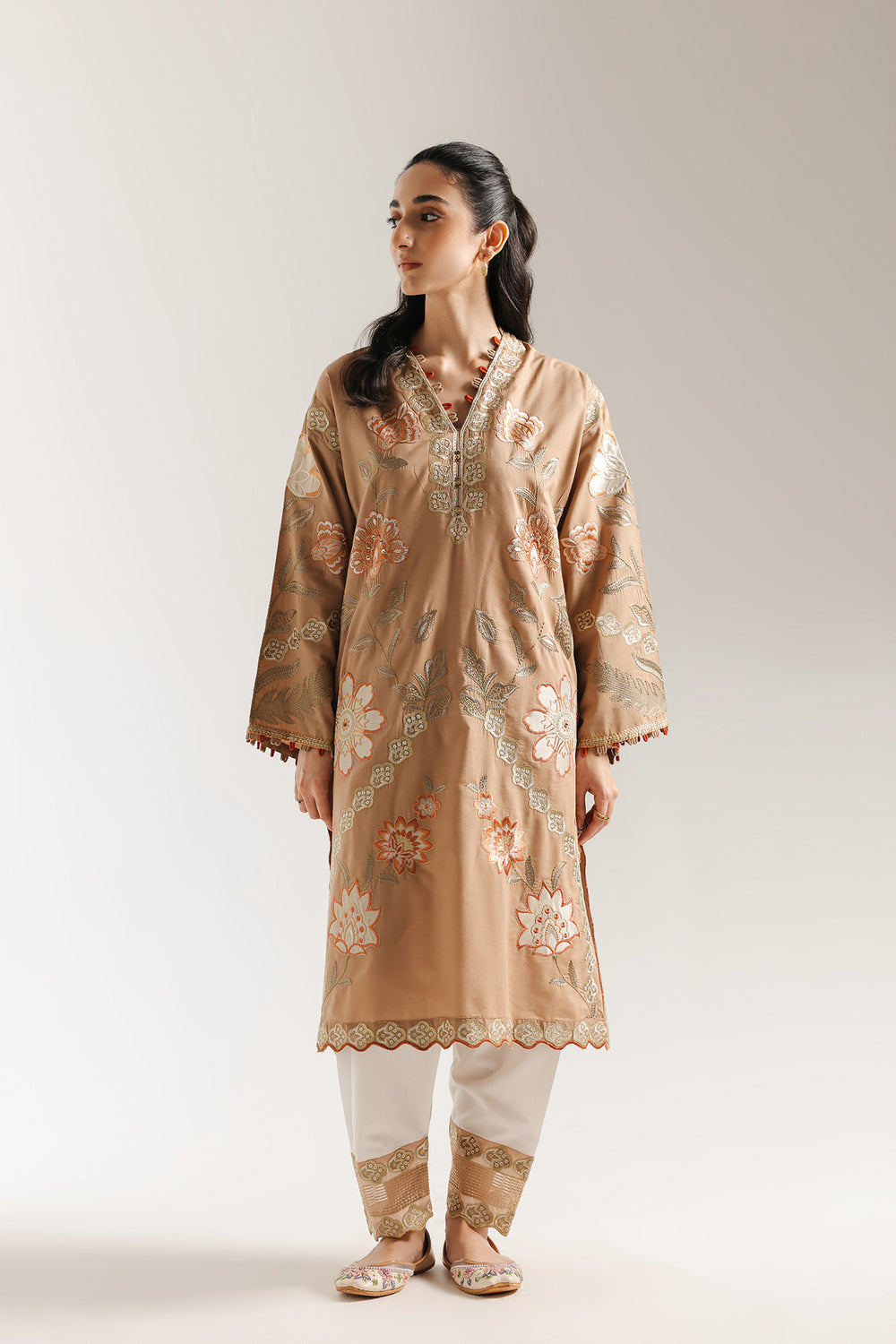 Ethnic | Rozana Collection 25 | Embroidered Dress 12A by Ethnic - Designer Dress  - Type : Ladies Clothes - Available at Libayah - 100% Original 