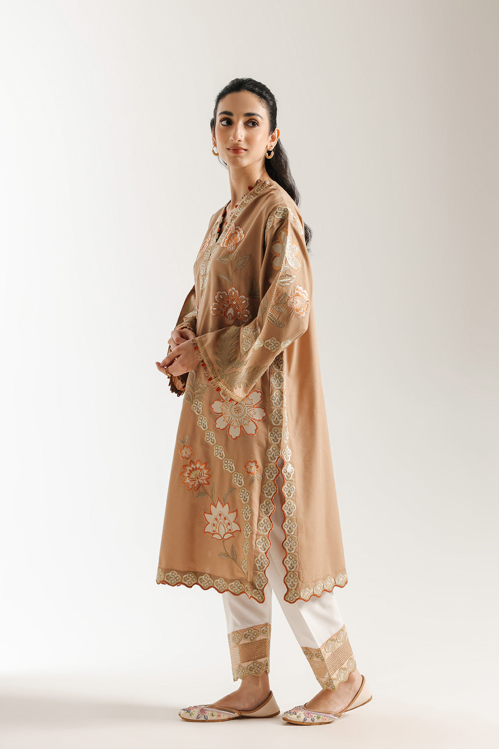 Ethnic | Rozana Collection 25 | Embroidered Dress 12A by Ethnic - Designer Dress  - Type : Ladies Clothes - Available at Libayah - 100% Original 