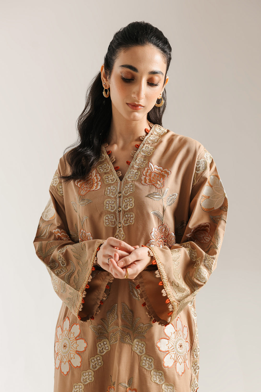 Ethnic | Rozana Collection 25 | Embroidered Dress 12A by Ethnic - Designer Dress  - Type : Ladies Clothes - Available at Libayah - 100% Original 