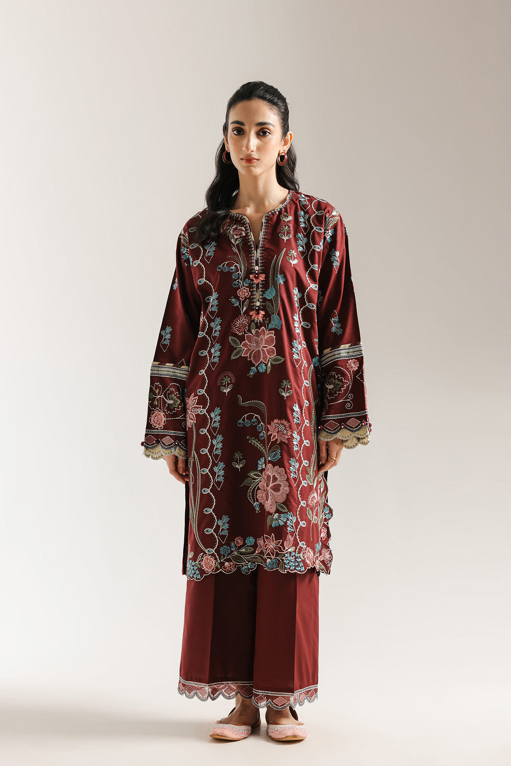 Ethnic | Rozana Collection 25 | Embroidered Dress 11A by Ethnic - Designer Dress  - Type : Ladies Clothes - Available at Libayah - 100% Original 