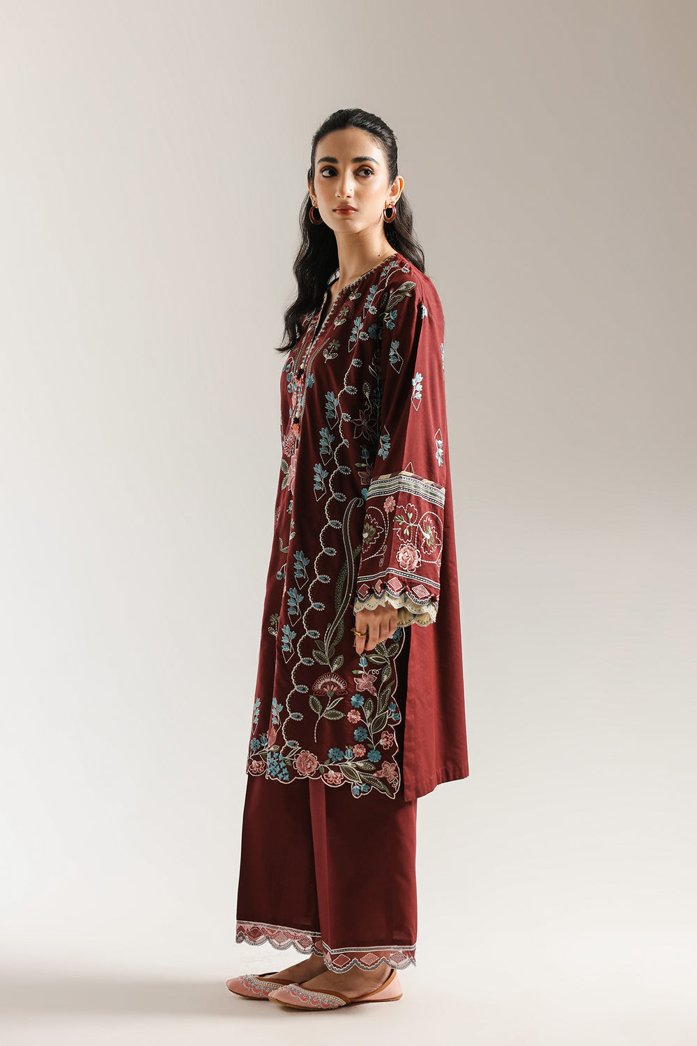 Ethnic | Rozana Collection 25 | Embroidered Dress 11A by Ethnic - Designer Dress  - Type : Ladies Clothes - Available at Libayah - 100% Original 