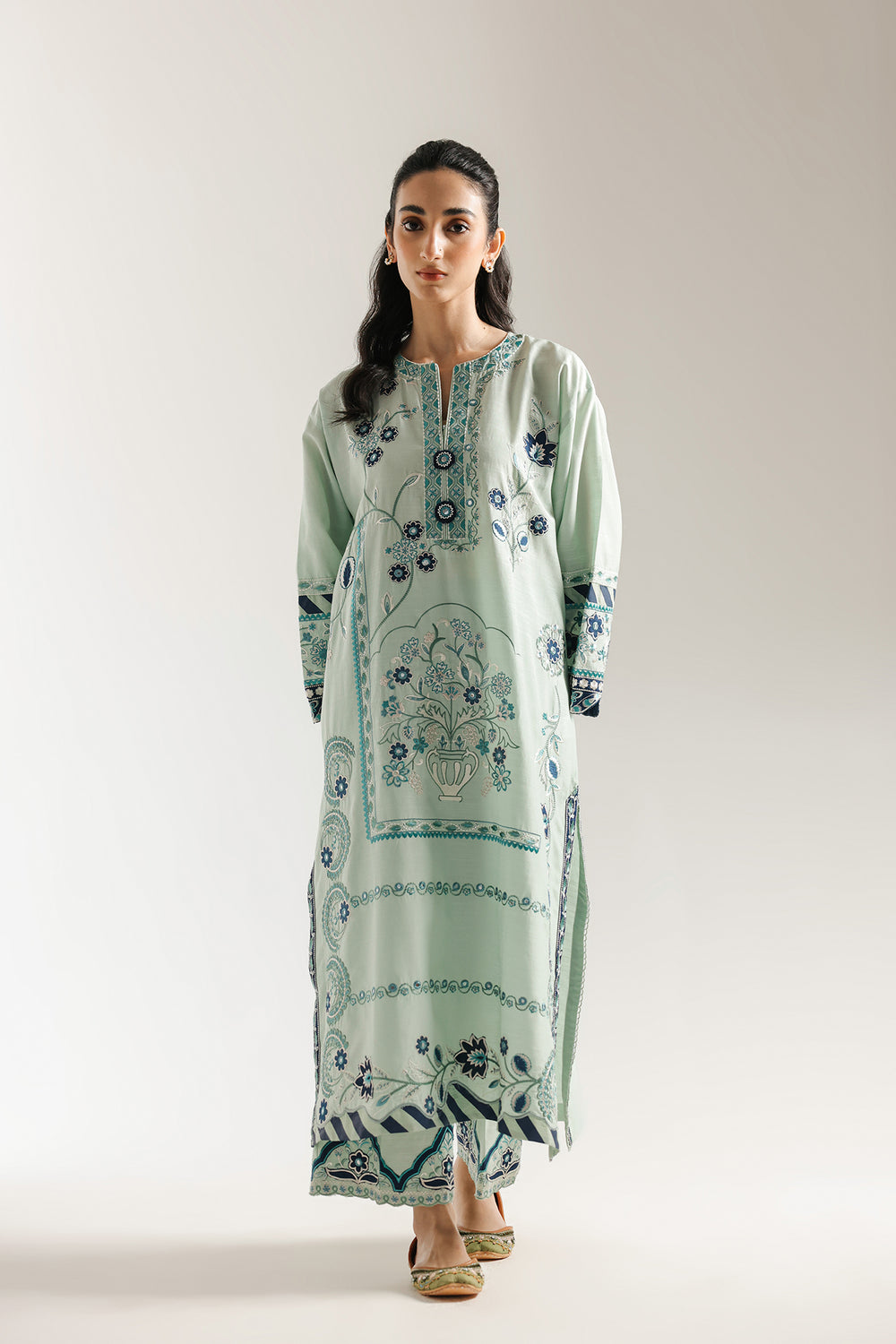 Ethnic | Rozana Collection 25 | Embroidered Dress 24A by Ethnic - Designer Dress  - Type : Ladies Clothes - Available at Libayah - 100% Original 