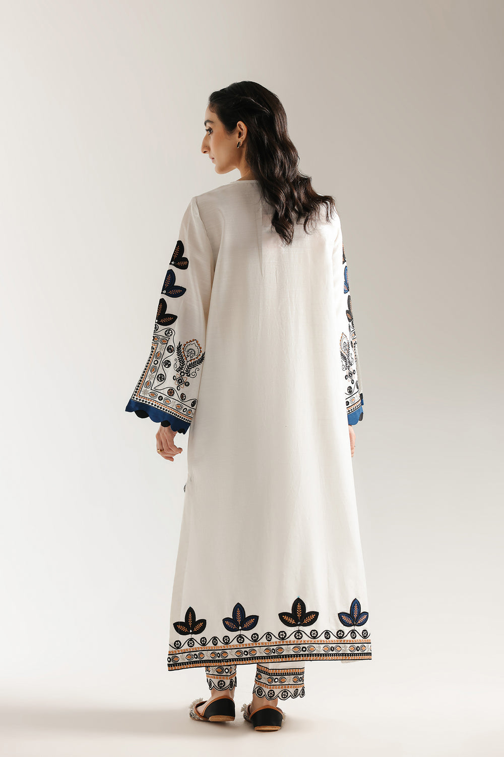 Ethnic | Rozana Collection 25 | Embroidered Dress 10A by Ethnic - Designer Dress  - Type : Ladies Clothes - Available at Libayah - 100% Original 
