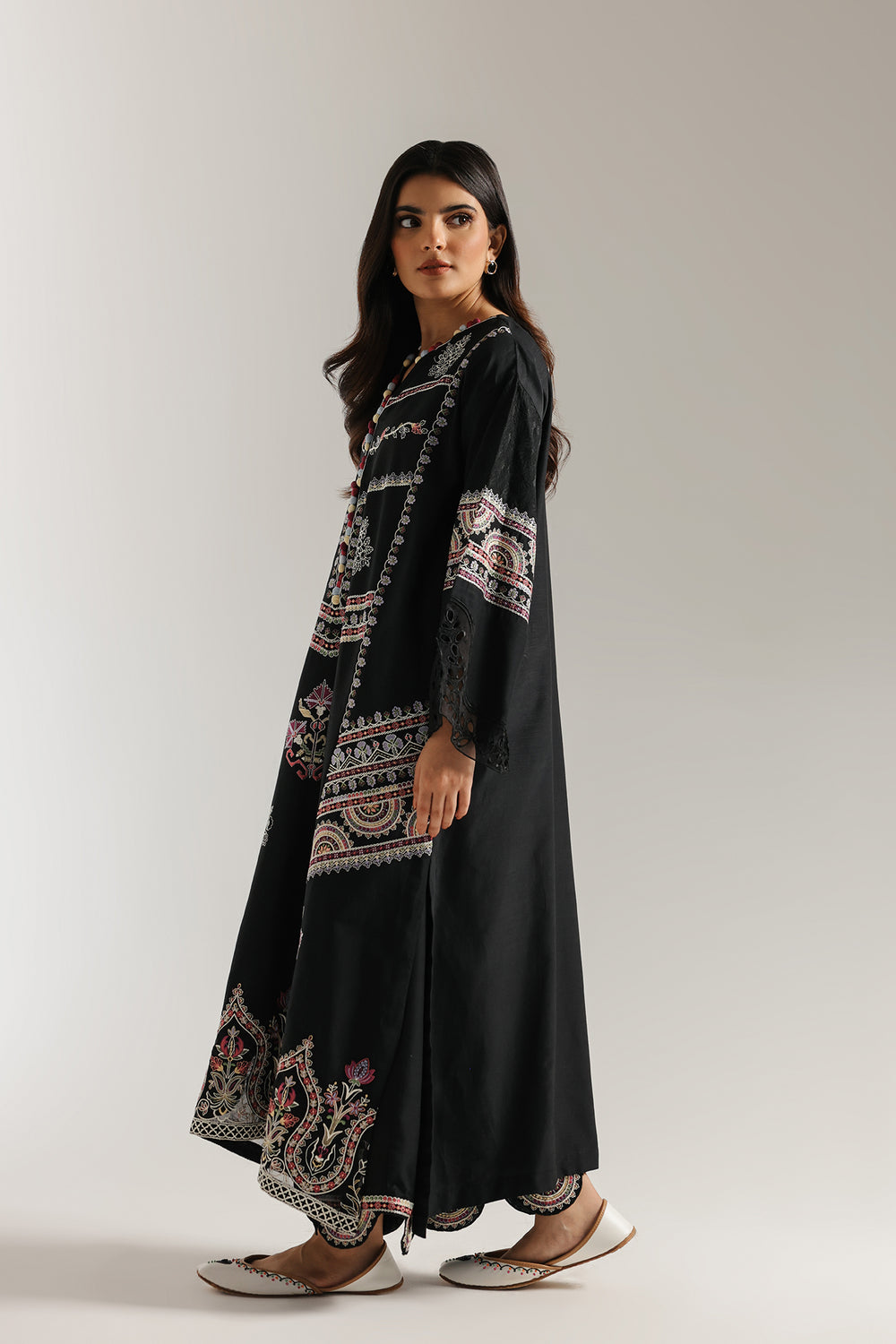 Ethnic | Rozana Collection 25 | Embroidered Dress 18A by Ethnic - Designer Dress  - Type : Ladies Clothes - Available at Libayah - 100% Original 