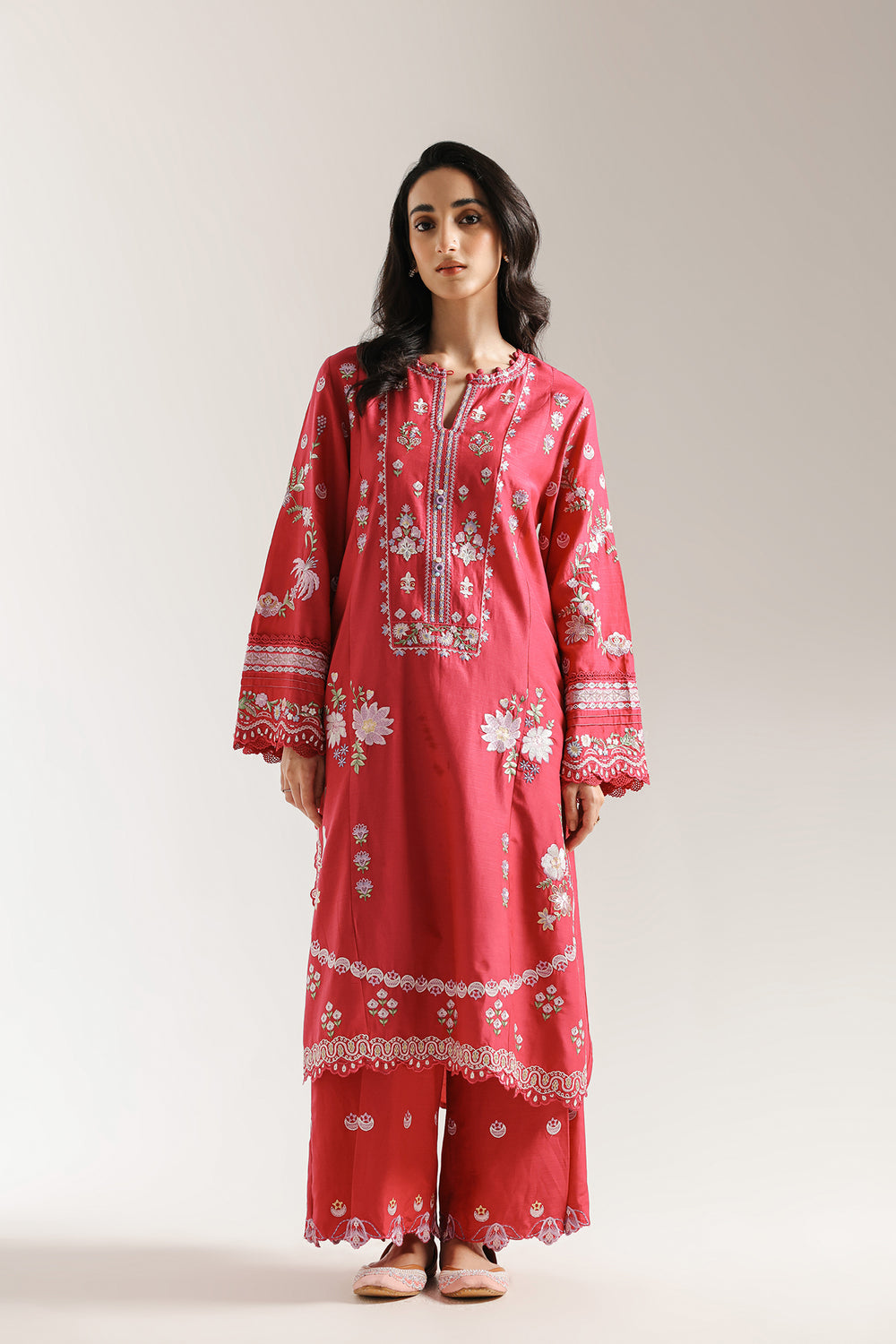 Ethnic | Rozana Collection 25 | Embroidered Dress 08A by Ethnic - Designer Dress  - Type : Ladies Clothes - Available at Libayah - 100% Original 