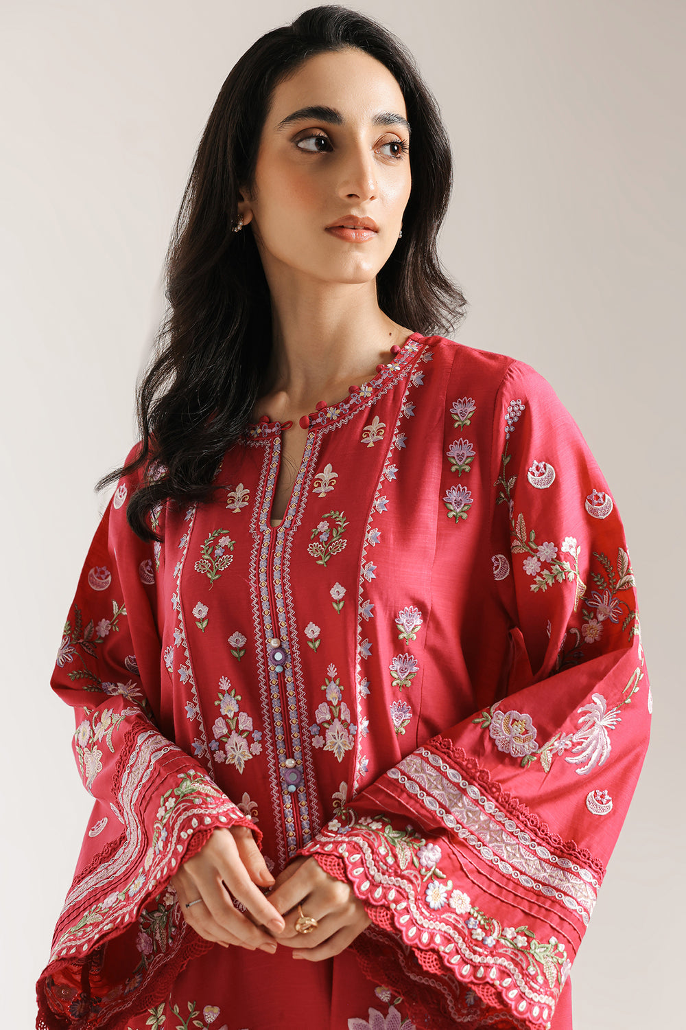 Ethnic | Rozana Collection 25 | Embroidered Dress 08A by Ethnic - Designer Dress  - Type : Ladies Clothes - Available at Libayah - 100% Original 